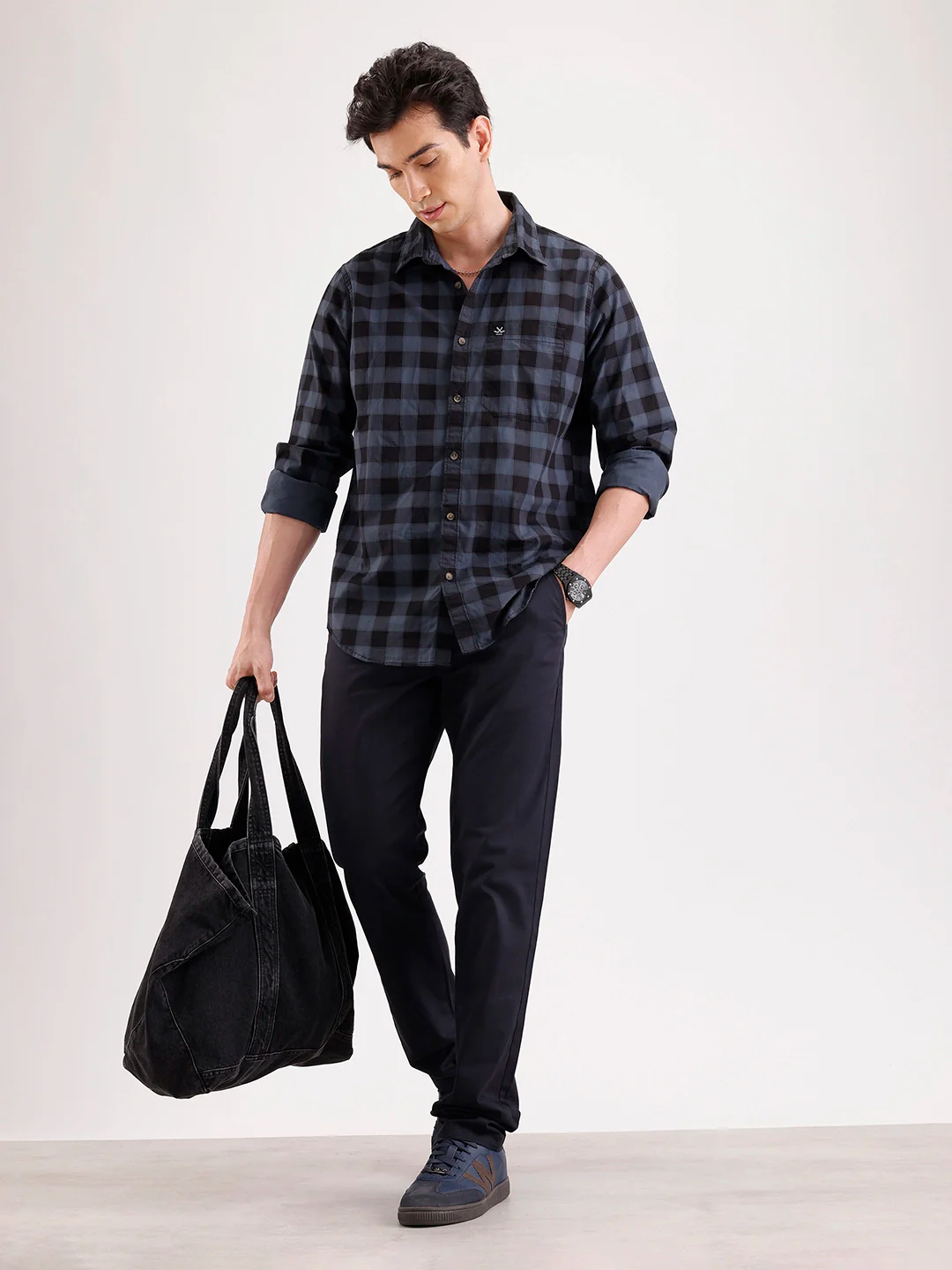 Classic Slim Fit Trouser  | Black - Image 2