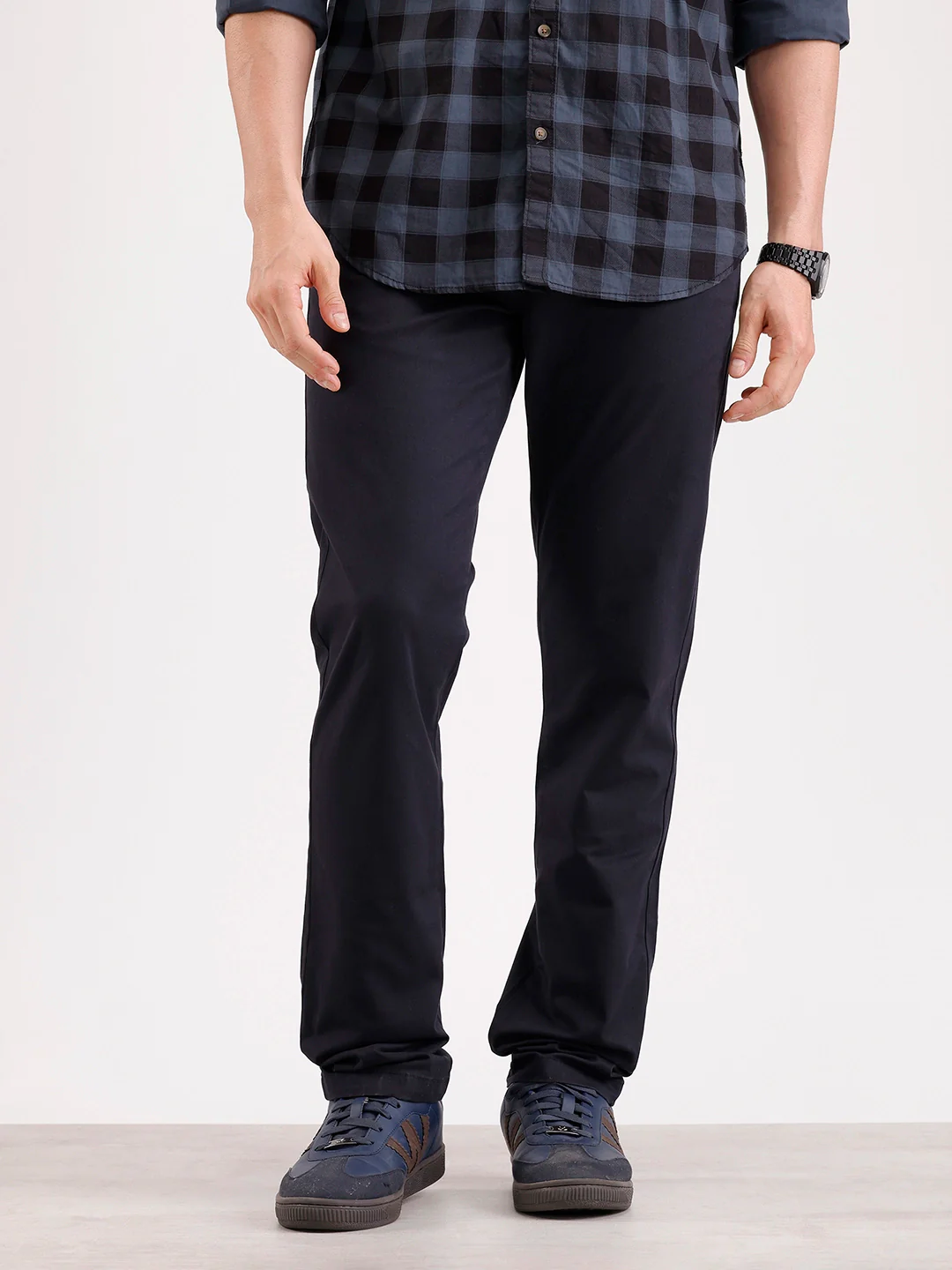 Classic Slim Fit Trouser  | Black - Image 6