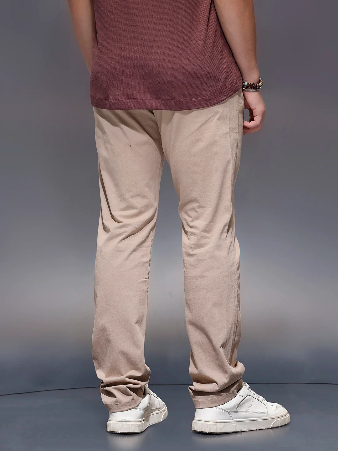 Classic Slim Fit Trouser   |  Brown - Image 3