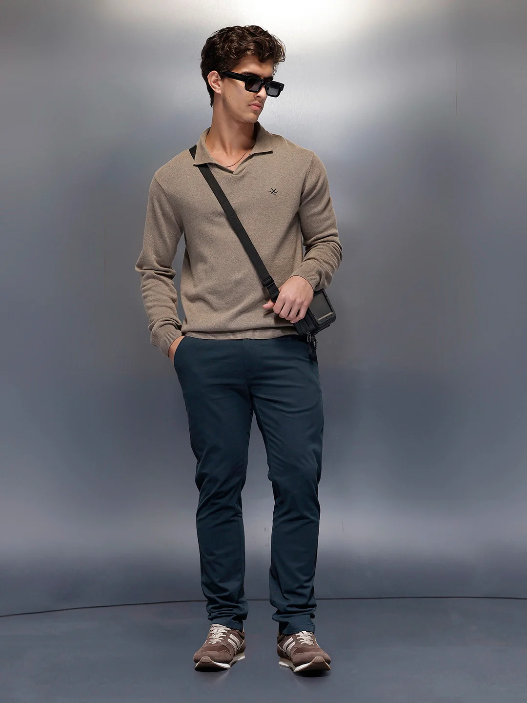Classic Slim Fit Trouser   |  Navy Blue - Image 2