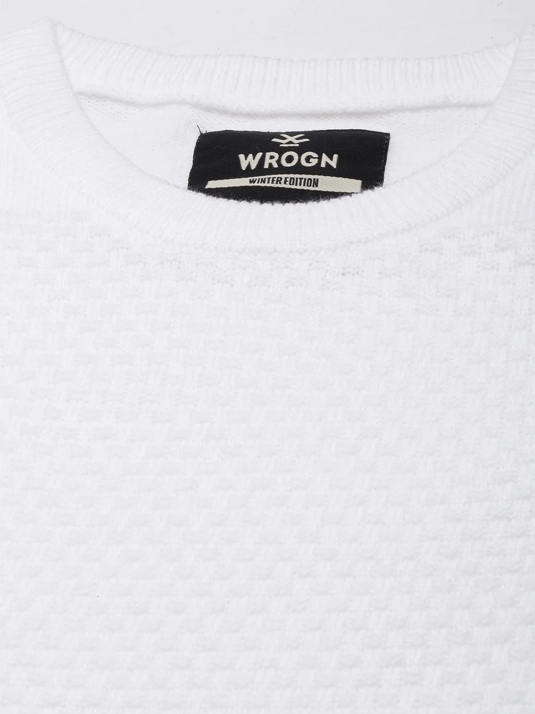 Classic Style White Sweater - Image 5