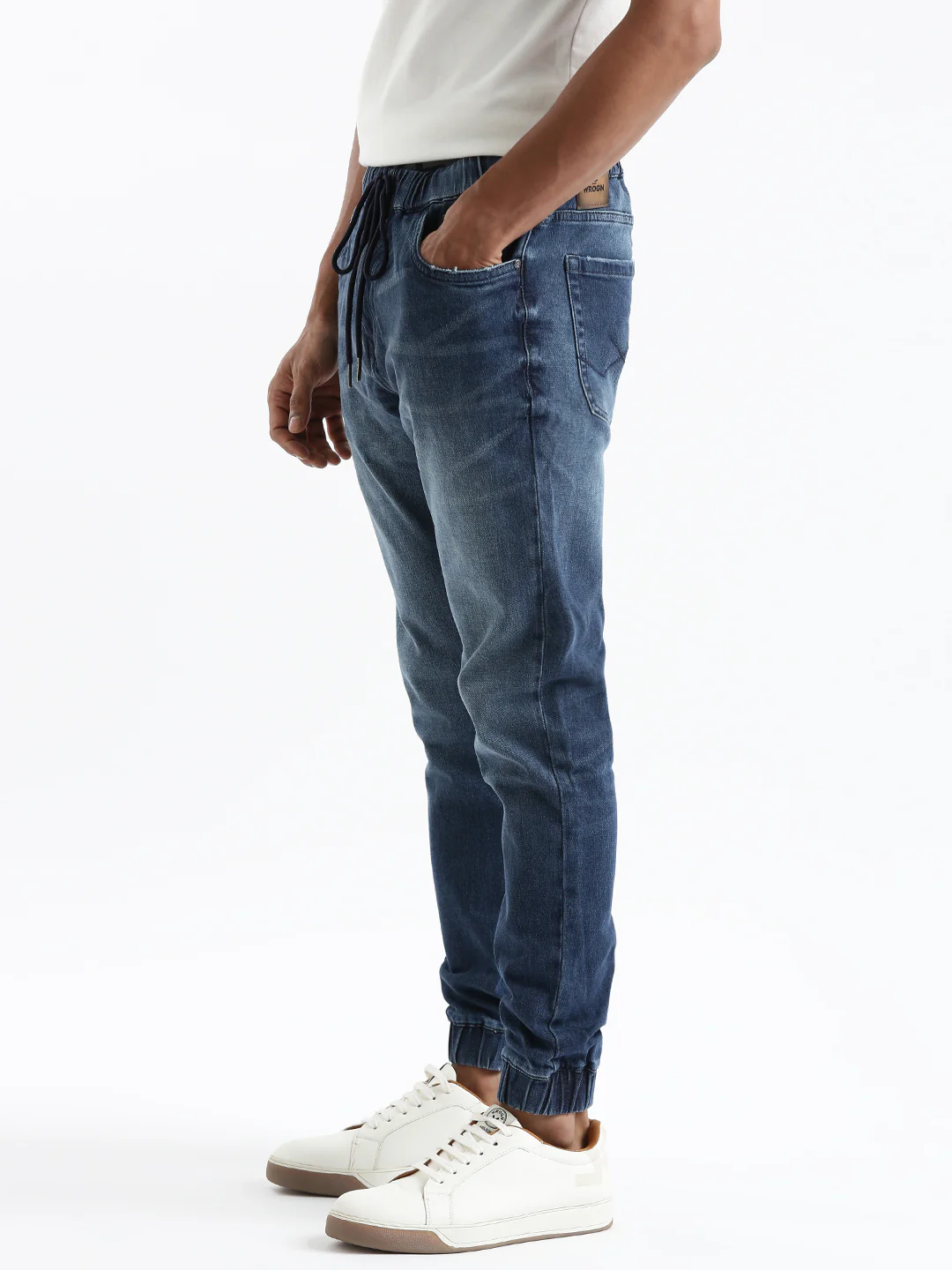 Classic Tone Denim Jogger - Image 4