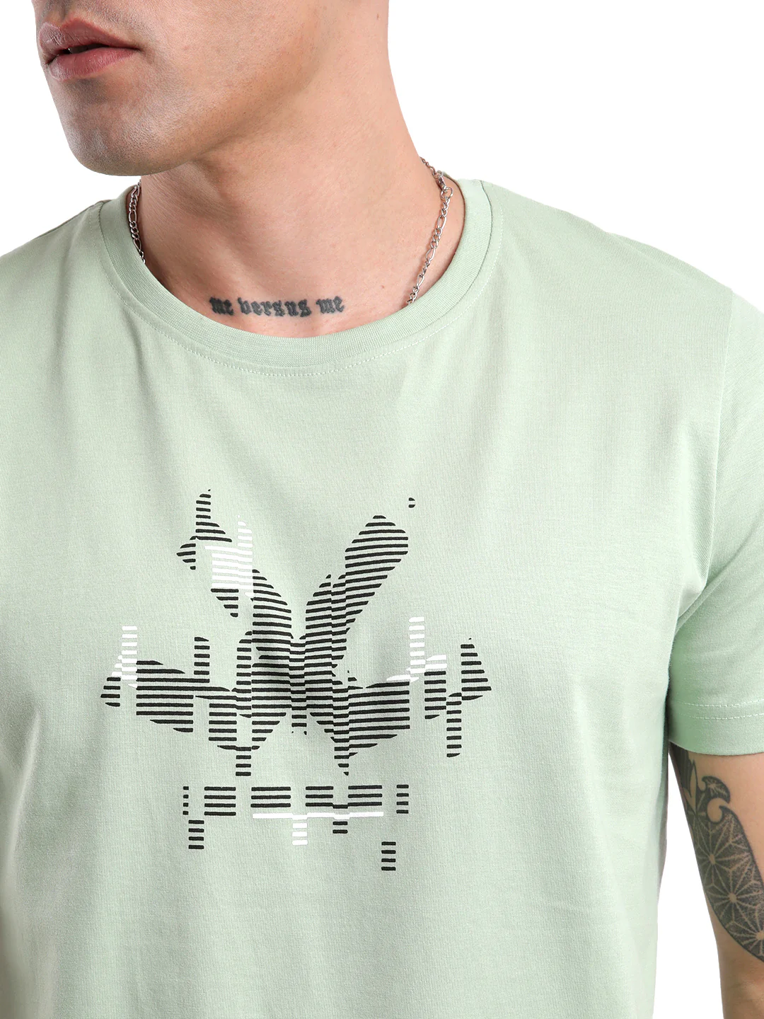 Classic Wrogn Printed Glitch T-Shirt - Image 5