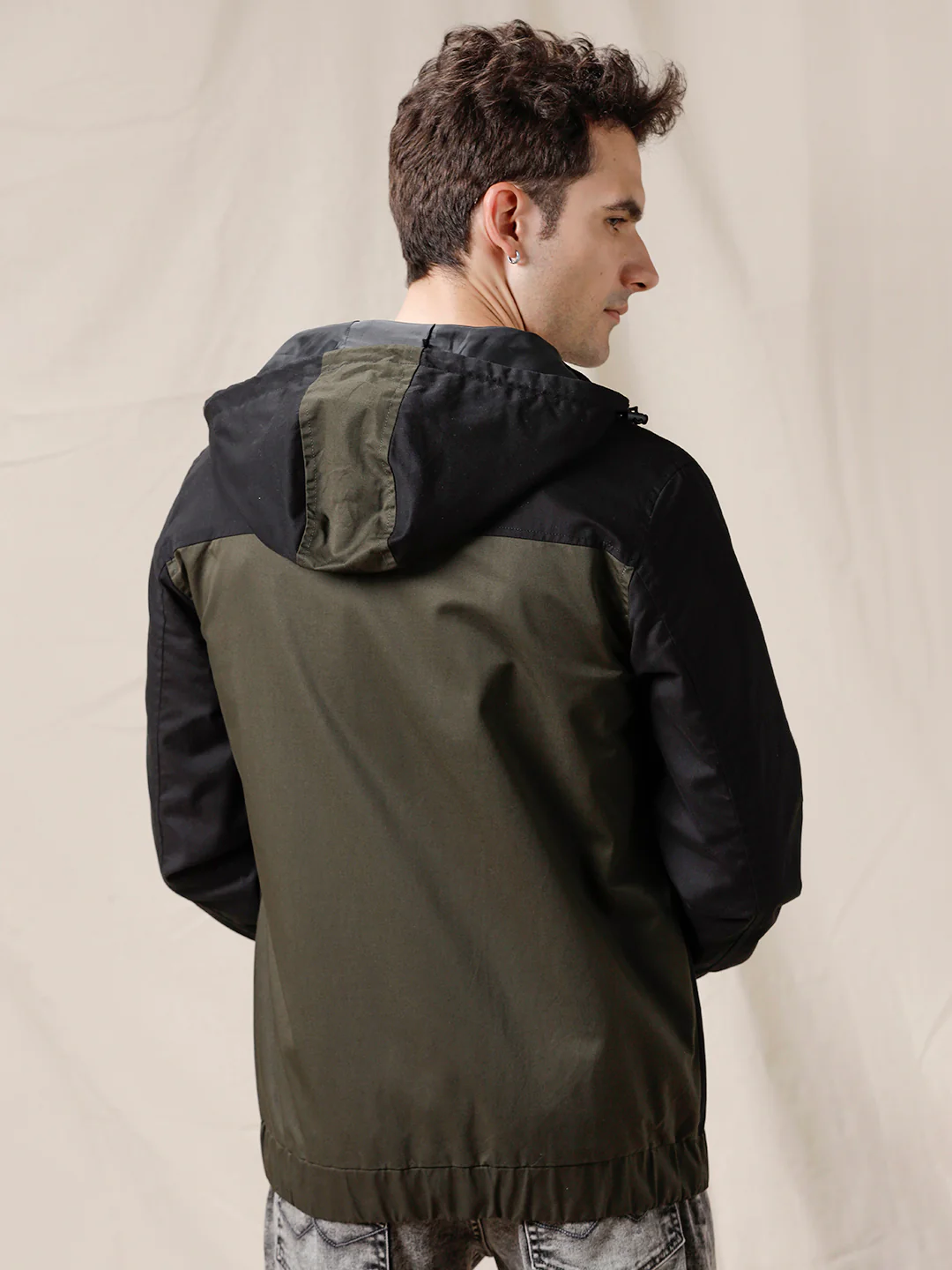 Colour Blocked Unique Jacket - Image 3
