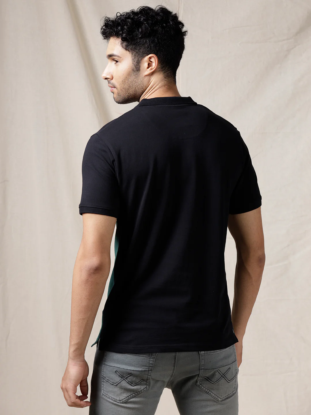 Colourblocked Polo T-Shirt - Image 3