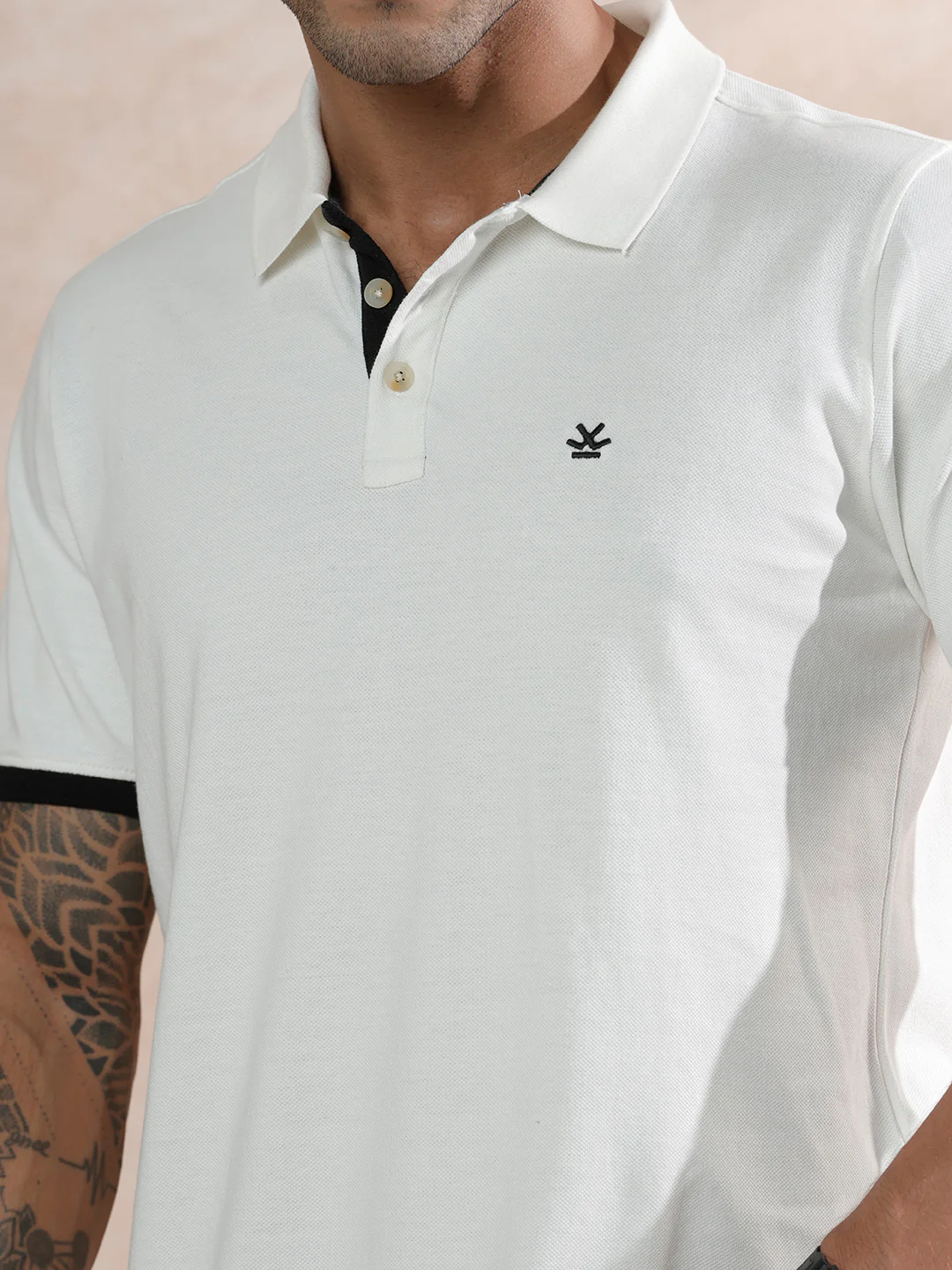 Contrast Slim Fit Polo T-Shirt | Blue - Image 5