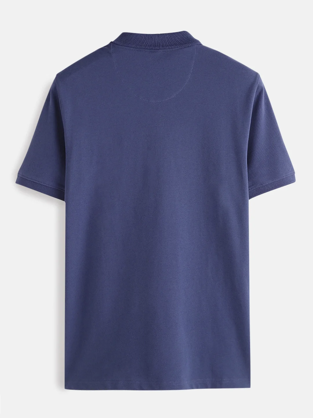 Cotton Blend Polo T-Shirt | Purple - Image 2