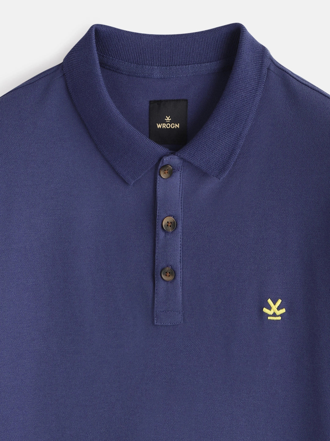 Cotton Blend Polo T-Shirt | Purple - Image 3