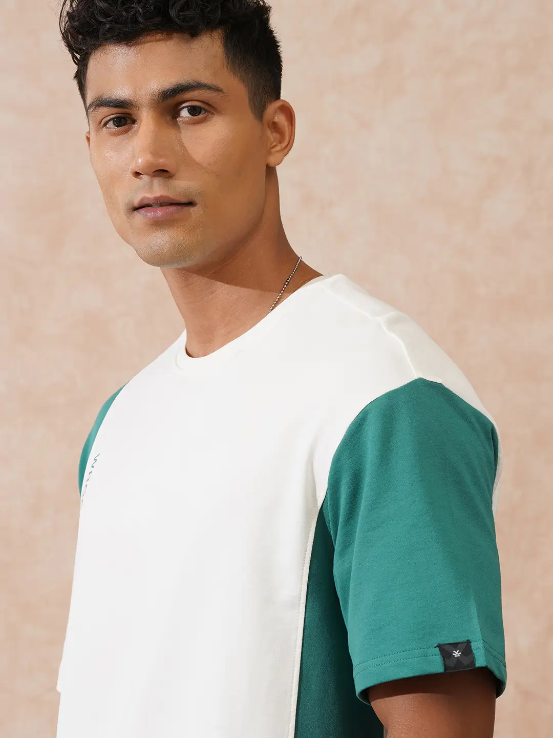 Cut & Sew Oversized T-Shirt | Off White - Image 5