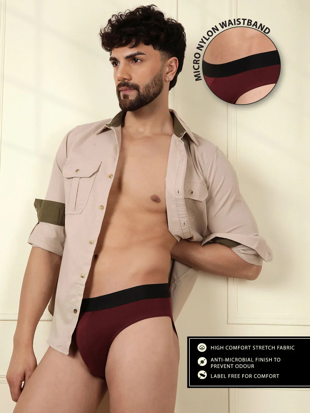 Daily Ease Solids & Print 3-Pack Briefs - Image 4