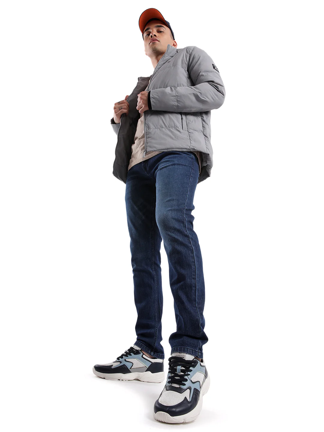 Dark Blue Swerve Basic Jeans - Image 2