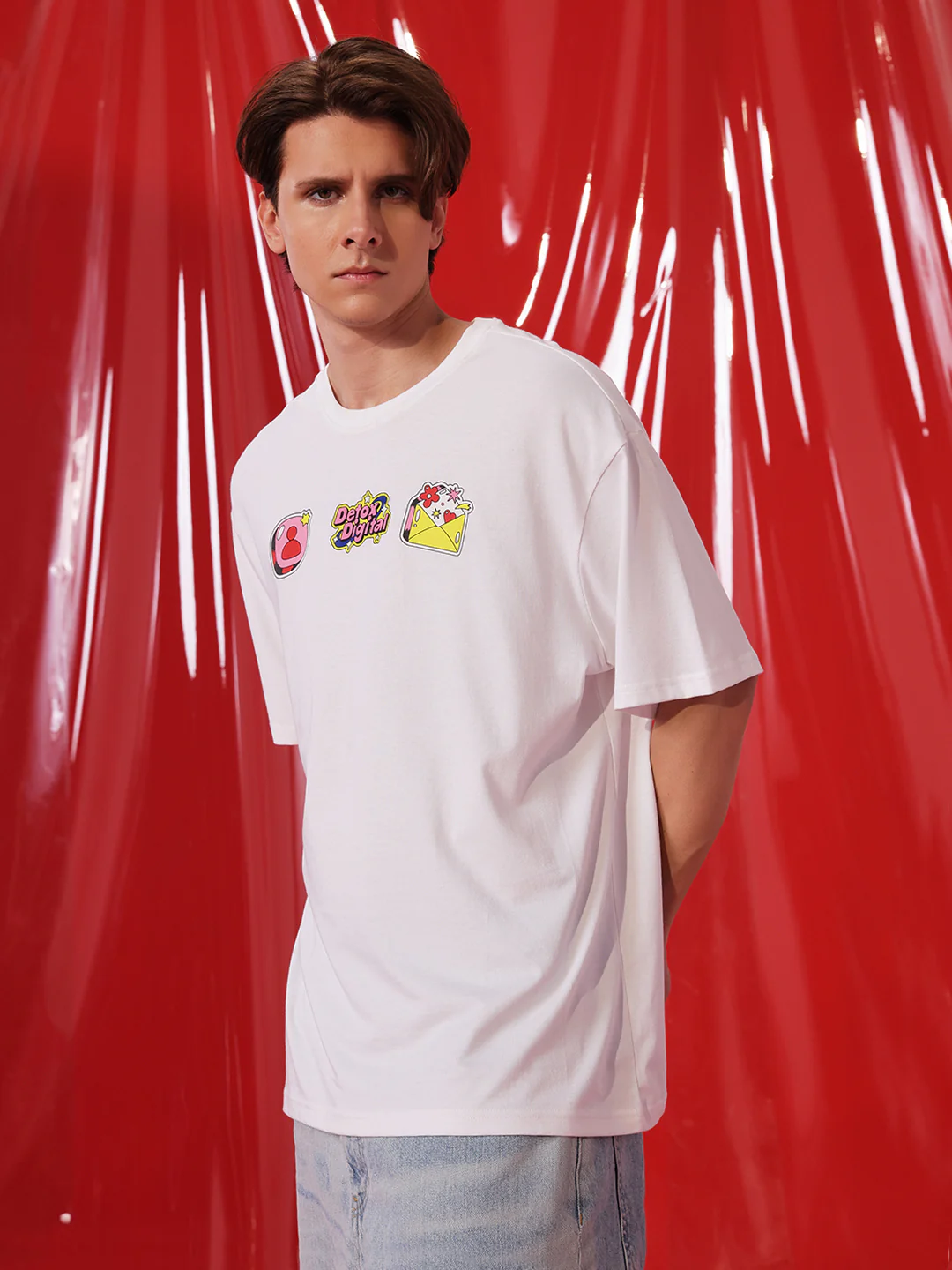 Digital Detox Netflix Oversized T-Shirt - Image 4