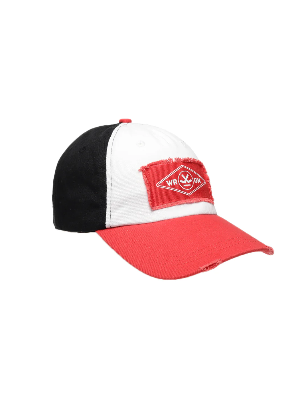 Distressed Red Baseball Cap - Image 4