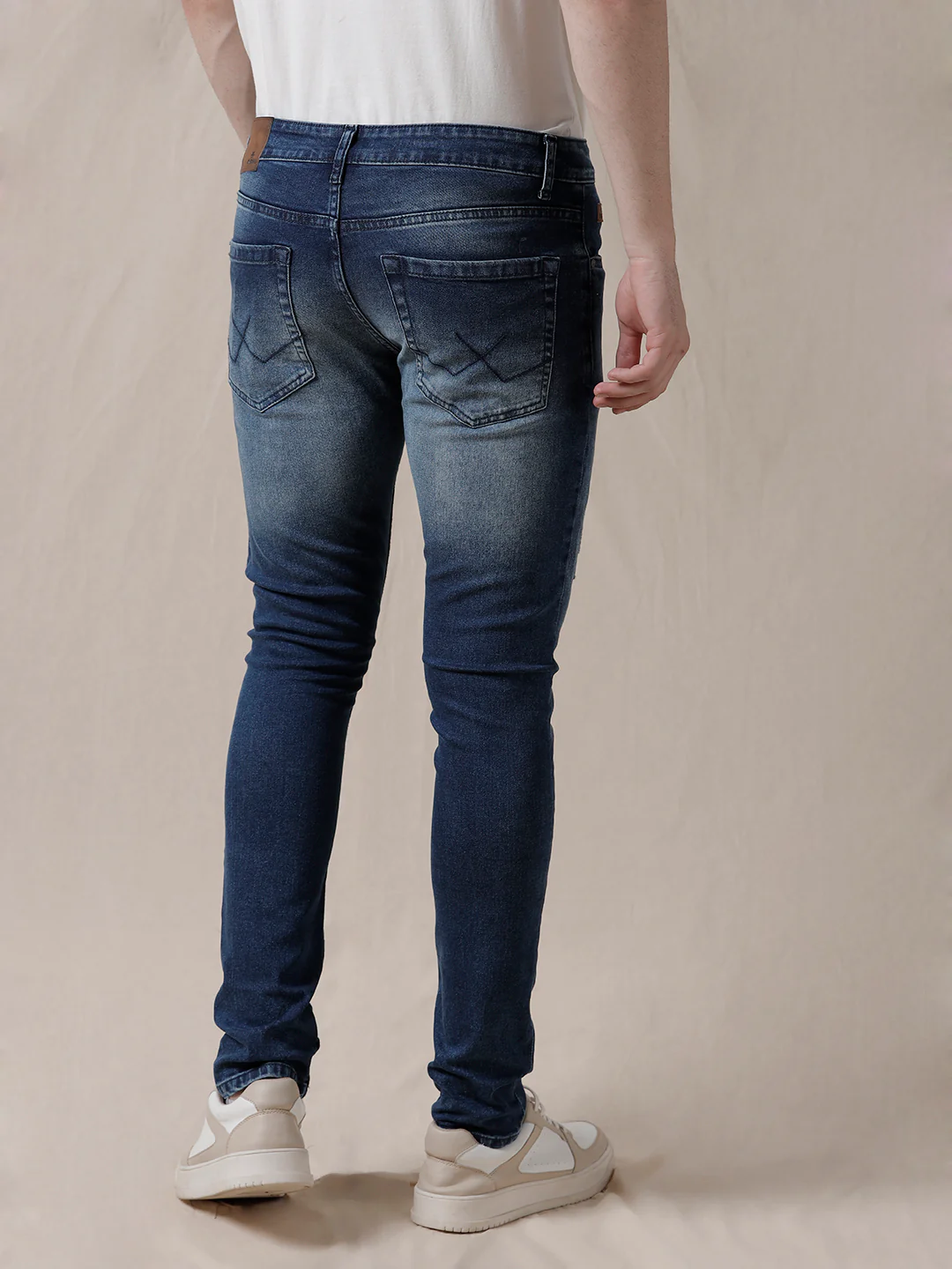 Distressed Wrogn Tapered Fit Jeans - Image 3