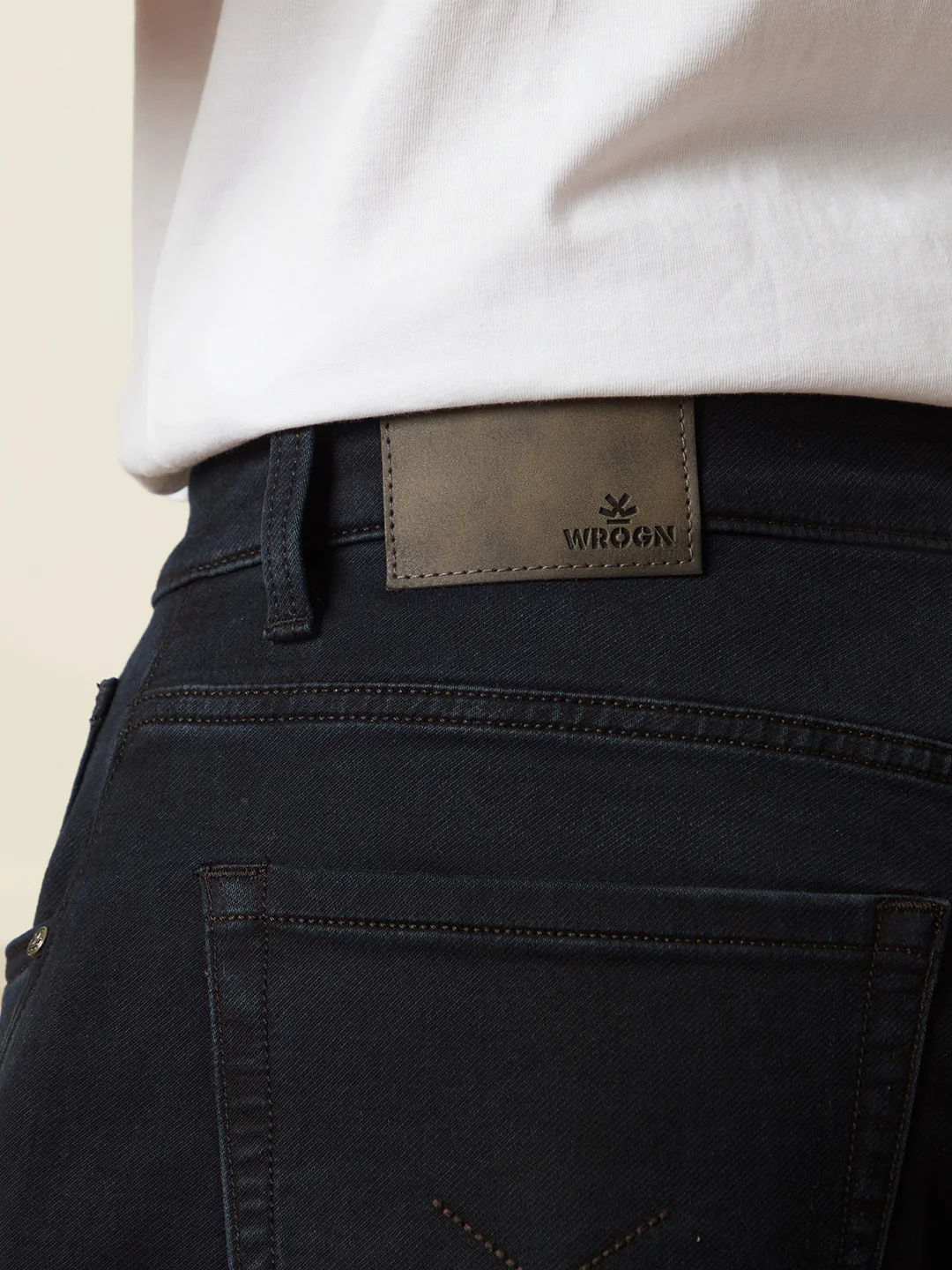 Solid Loose Fit Jeans | Black - Image 6
