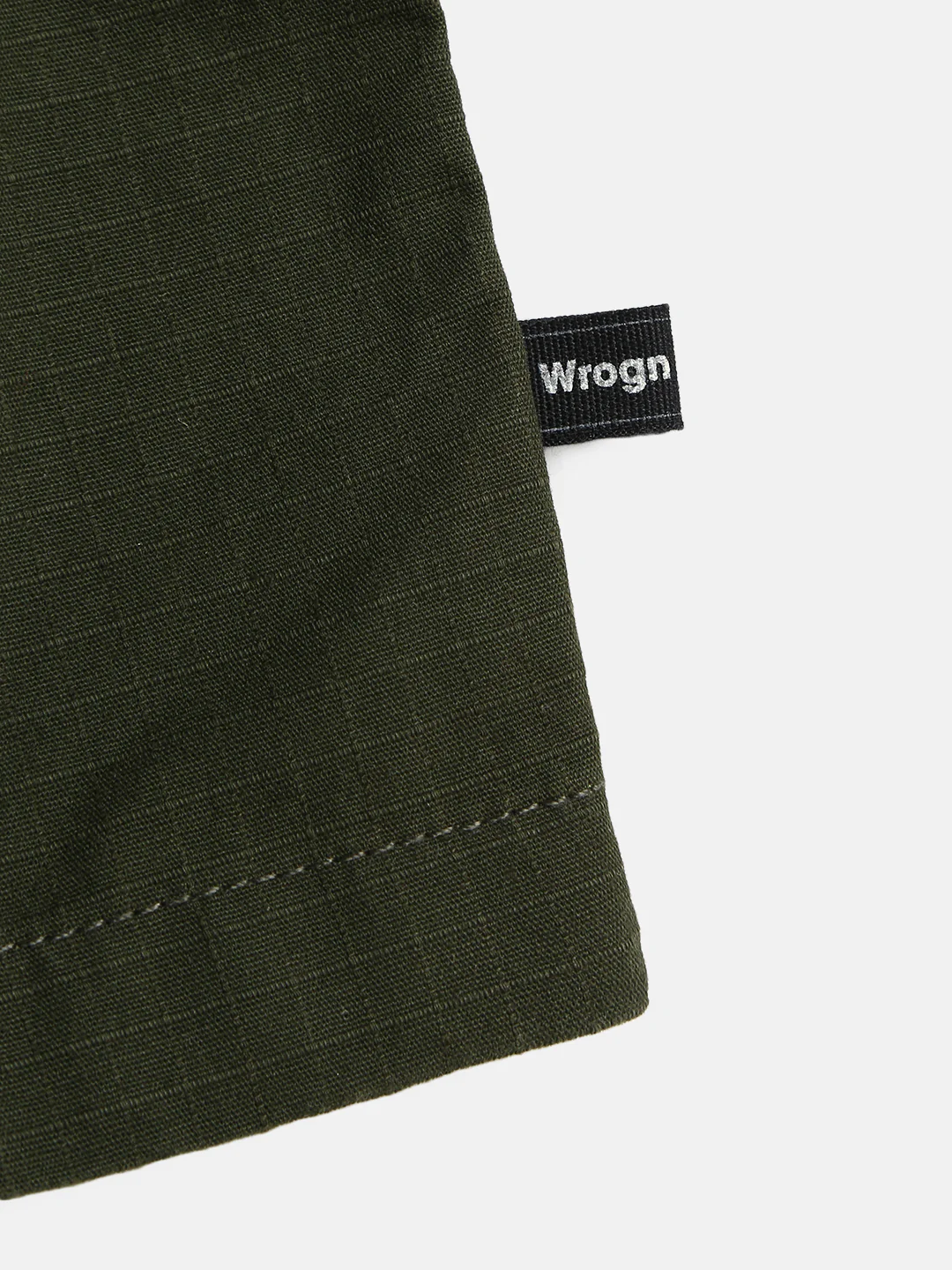 Double Pocket Oversized Shirt | Olive - Image 6