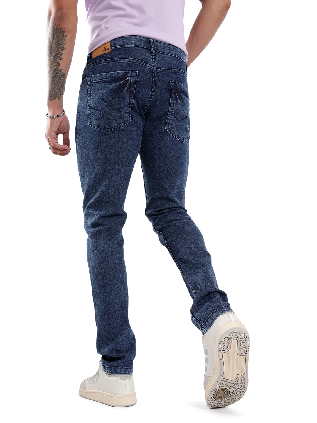 Durable Slim Fit Blue Jeans - Image 3