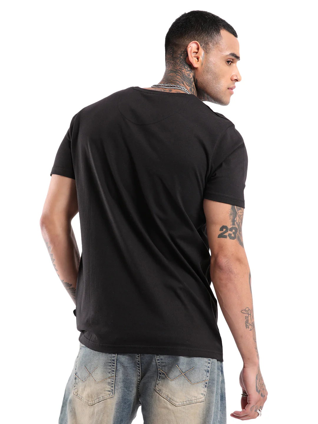 Elite Placement Print Crew Neck T-Shirt - Image 3