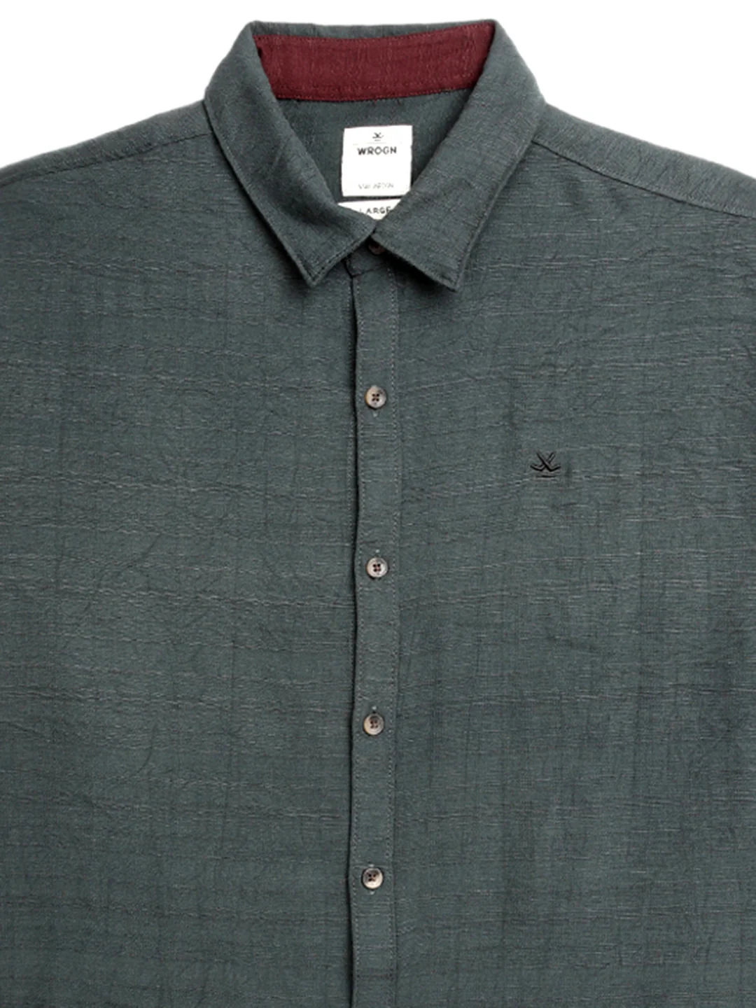 Elite Premium Dark Green Slim Fit Shirt - Image 8