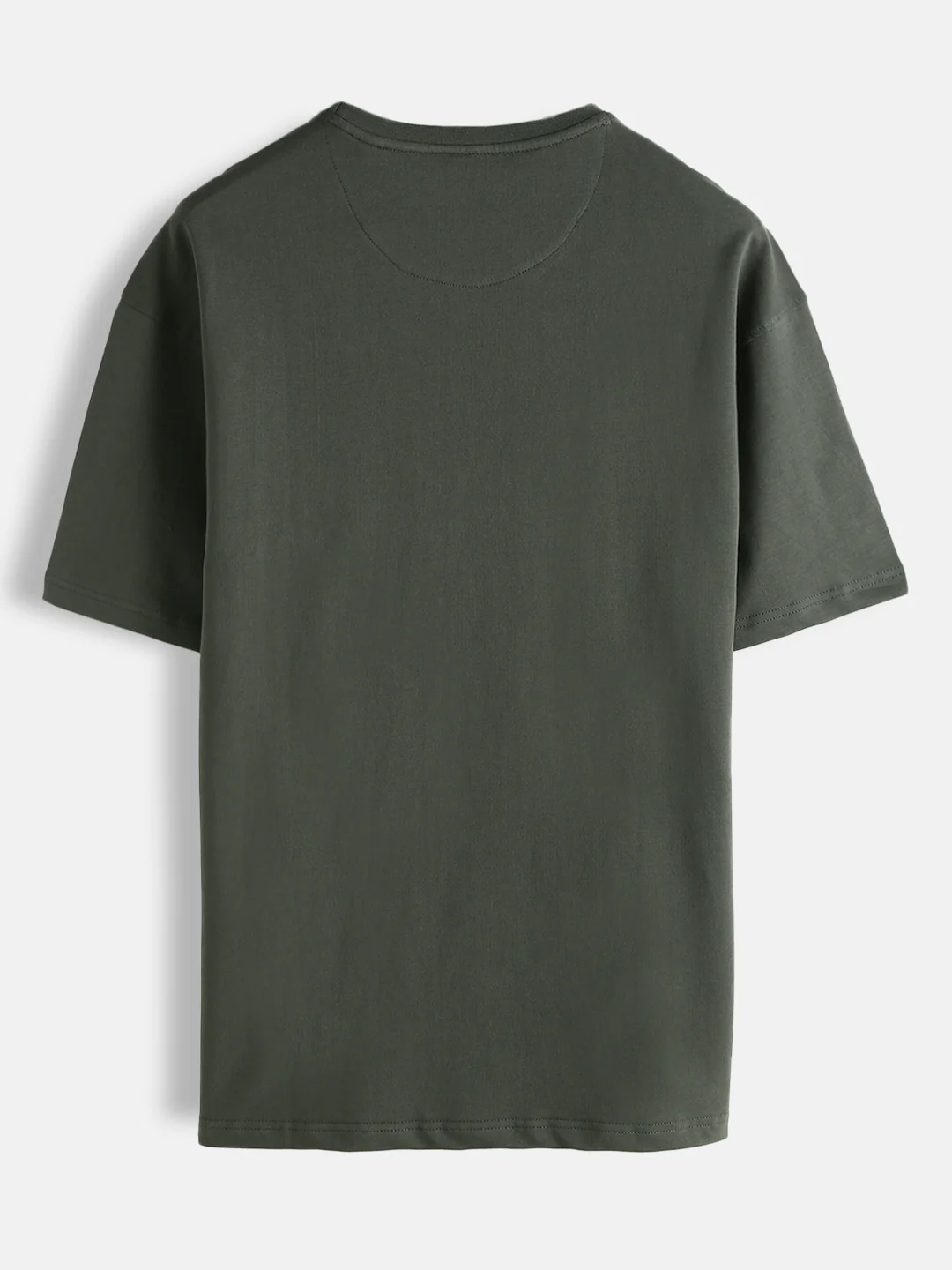 Embroidered Oversized Fit T-Shirt | Charcoal - Image 2