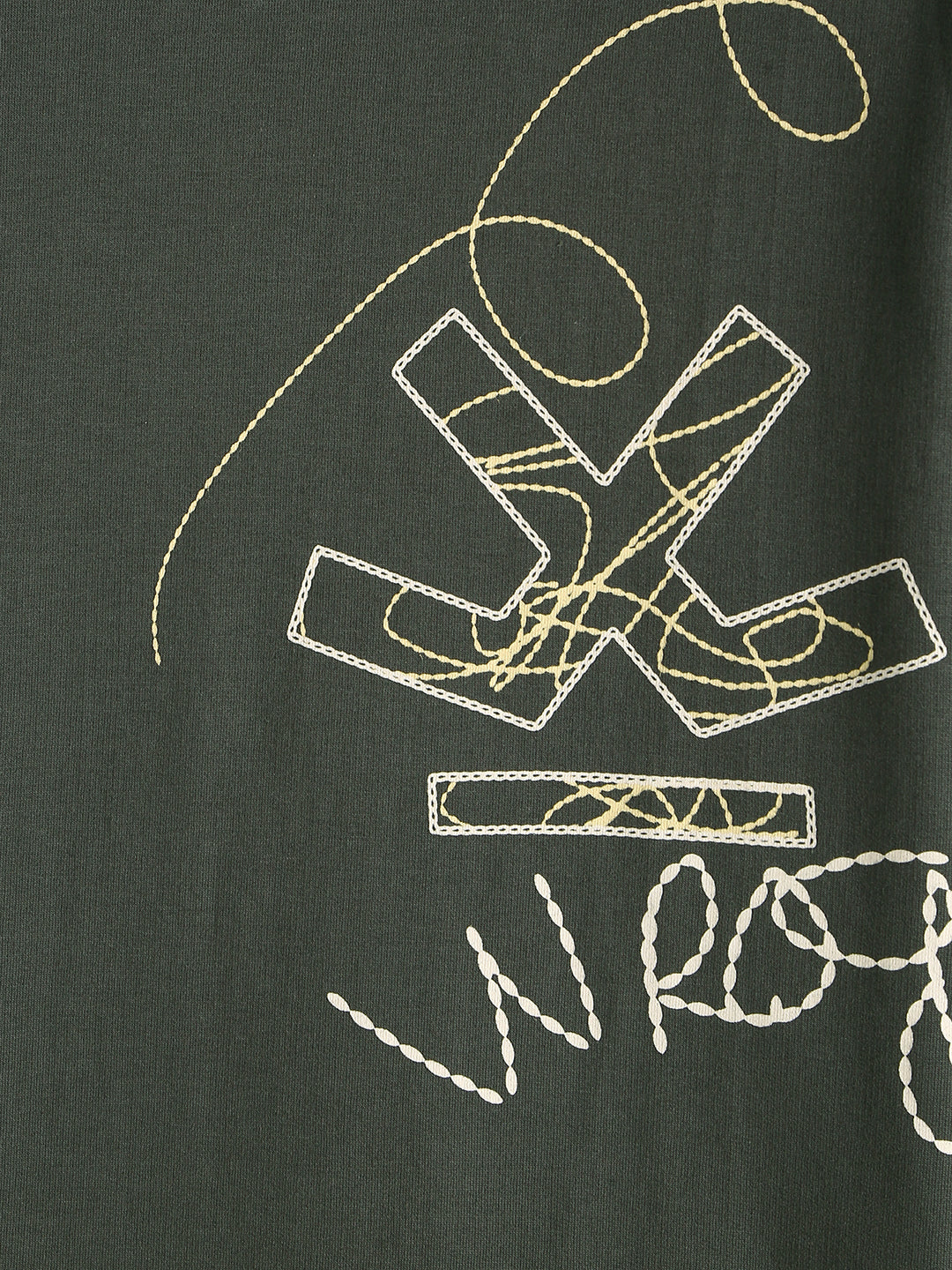 Embroidered Oversized Fit T-Shirt | Charcoal - Image 4