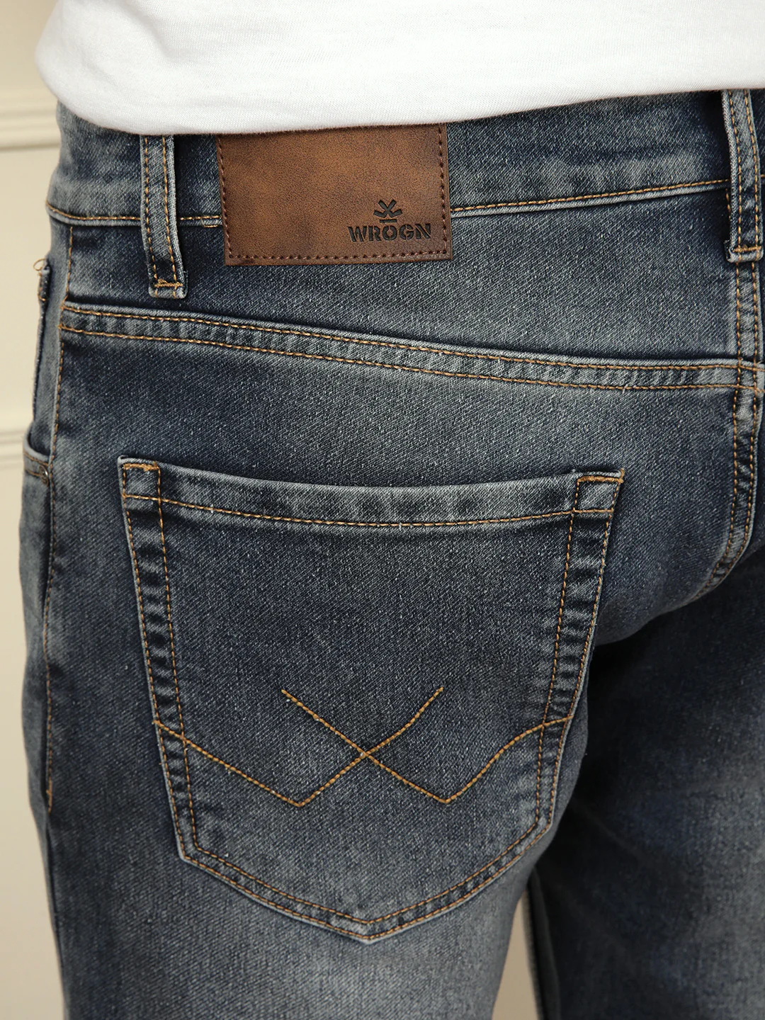 Heavy Fade Skinny Fit Jeans | Blue - Image 6