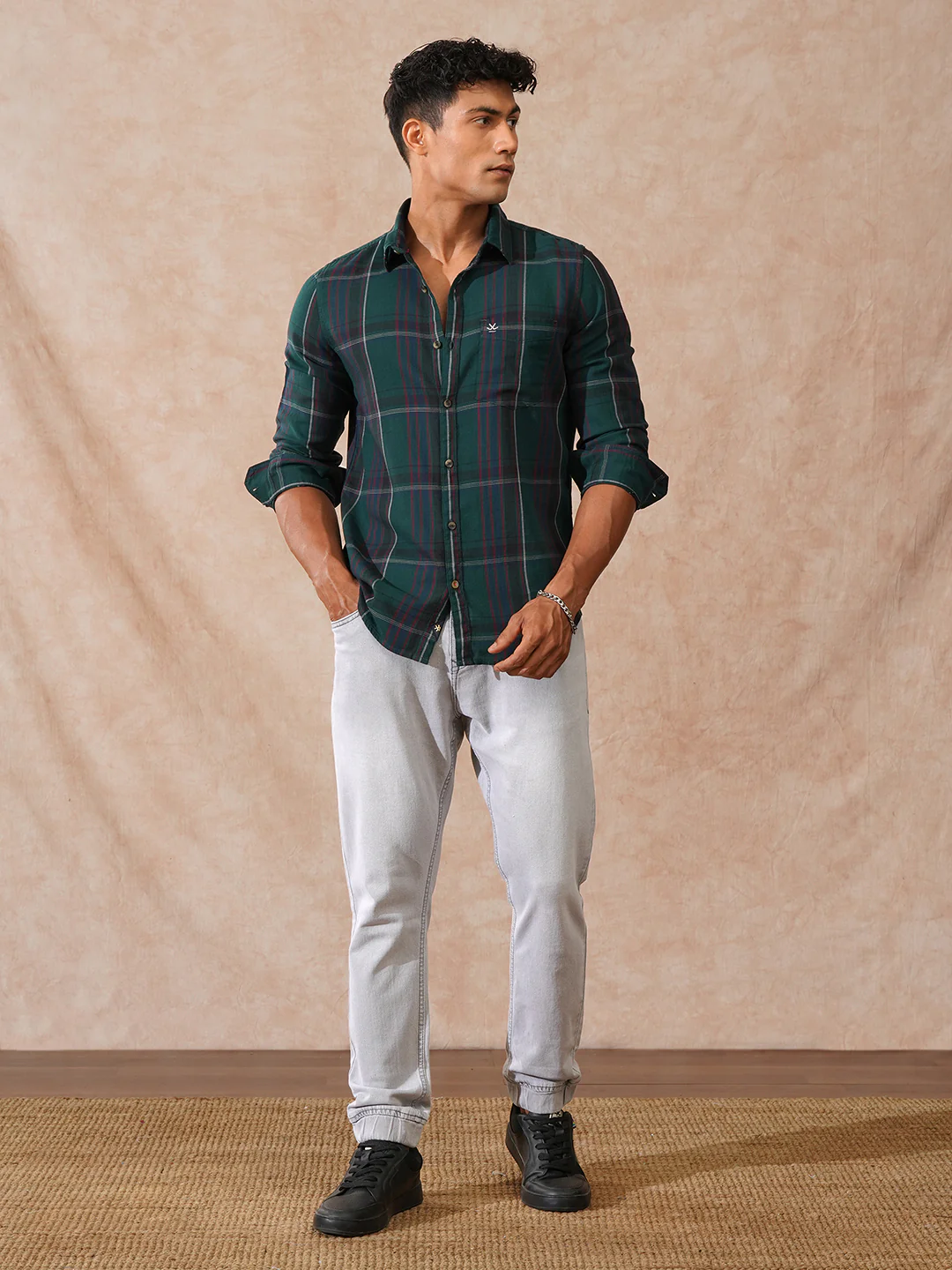 Faded Denim Jogger | Grey - Image 2