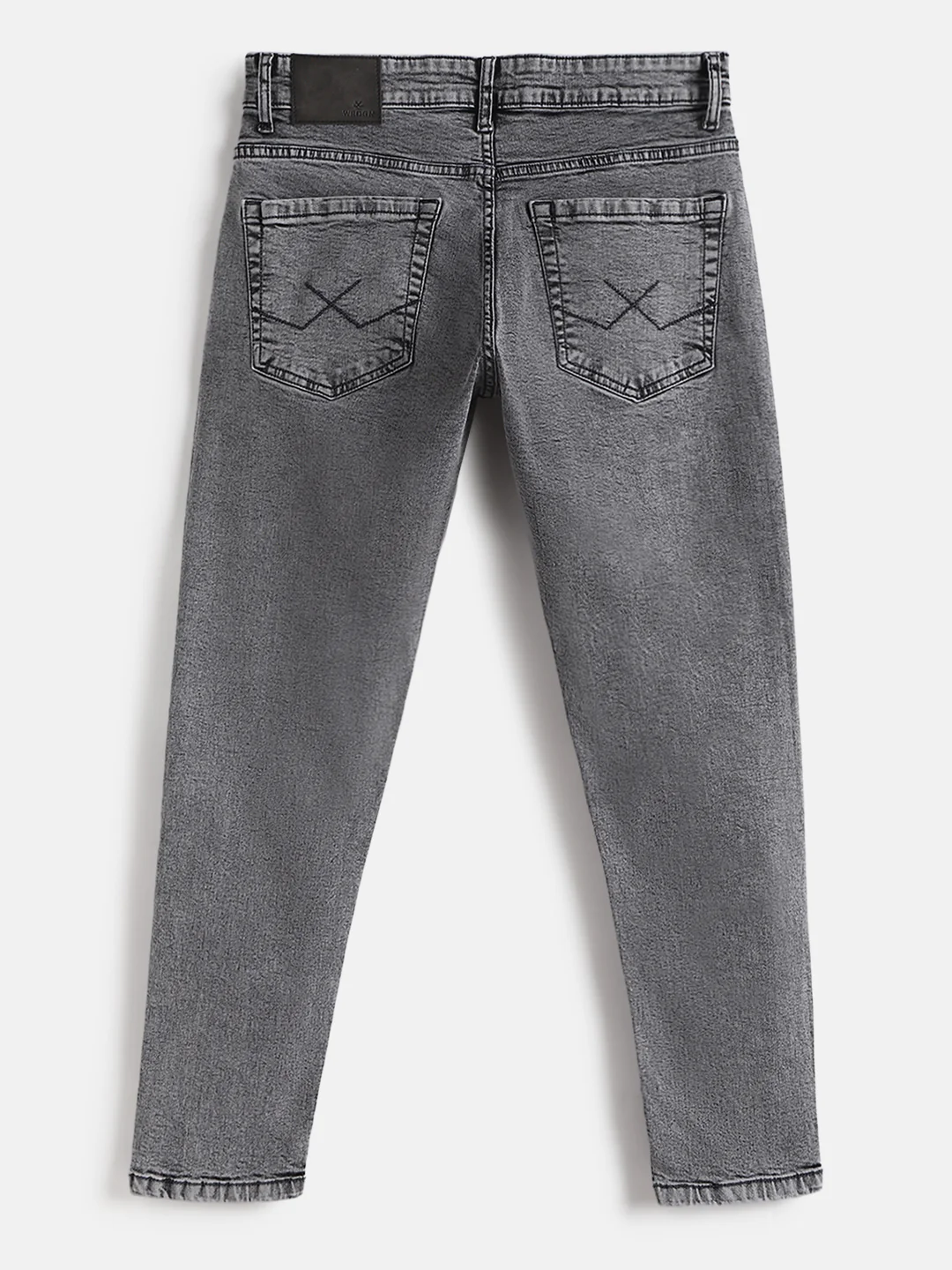 Faded Skinny Crop Jeans | Grey - Image 3
