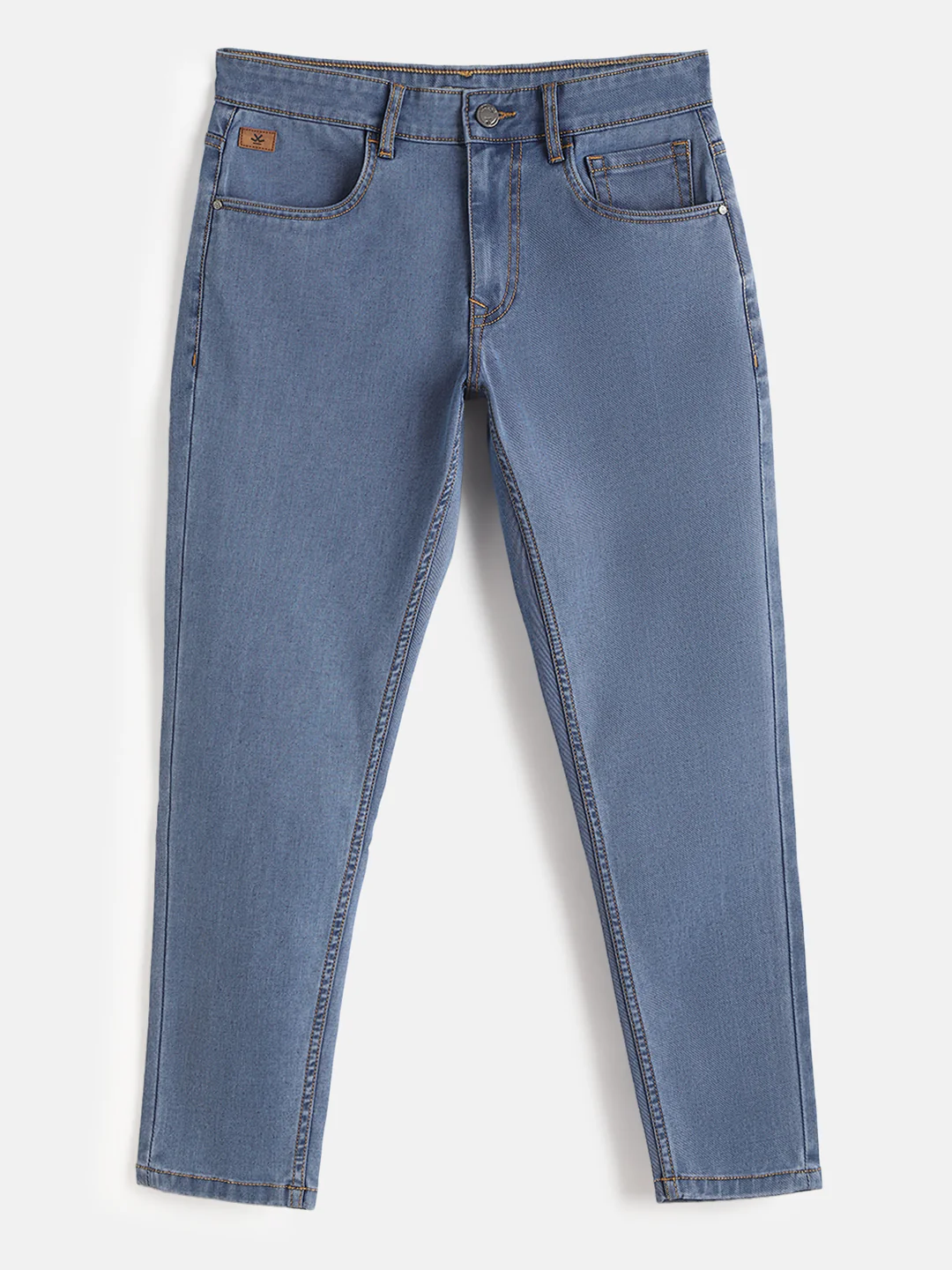 Faded Slim Fit Jeans | Light Blue - Image 2
