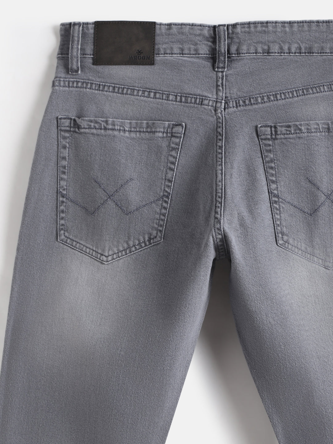 Faded Slim Tapered Jeans | Grey - Image 4