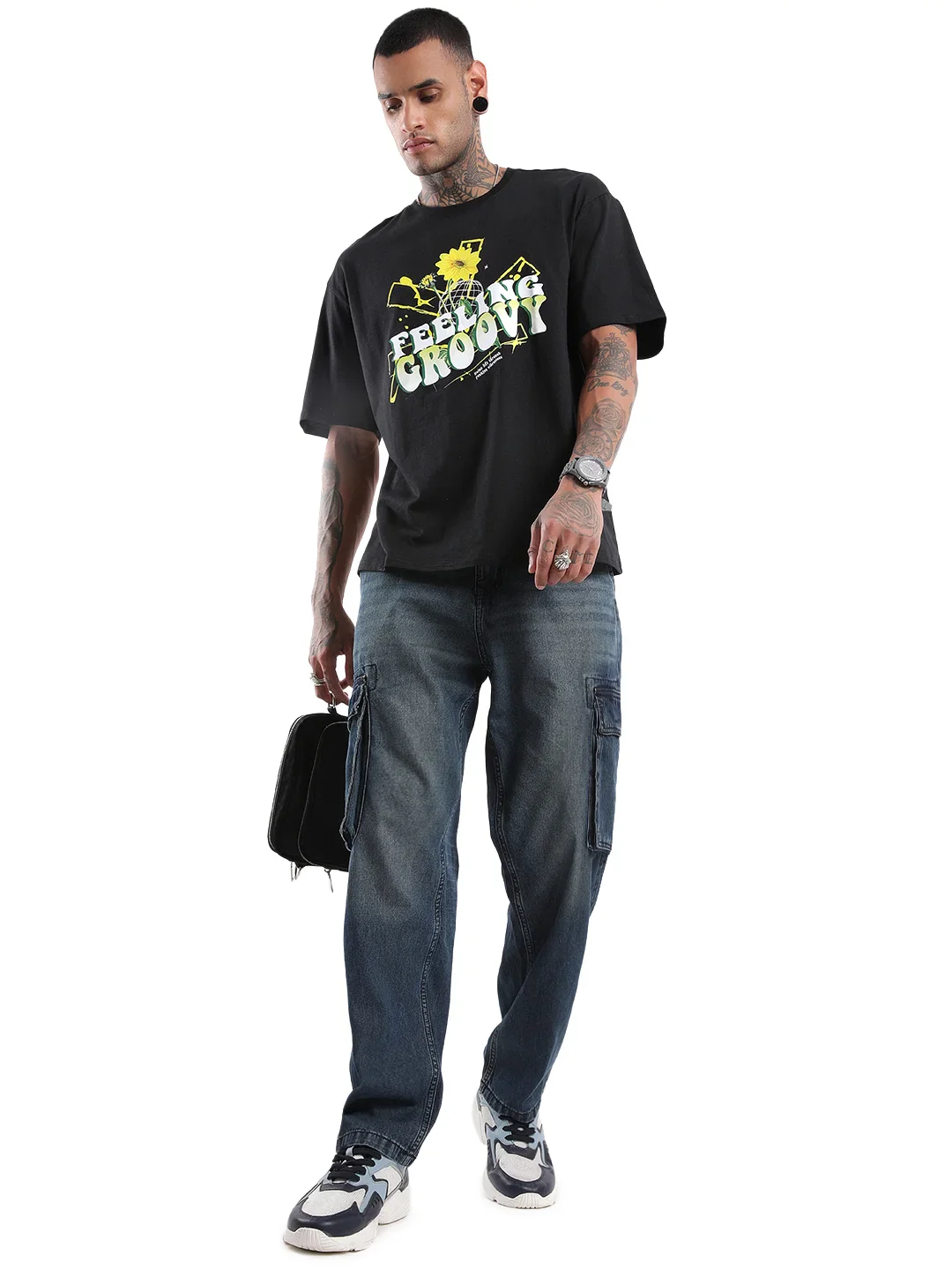Feeling Groovy Oversized T-Shirt - Image 2