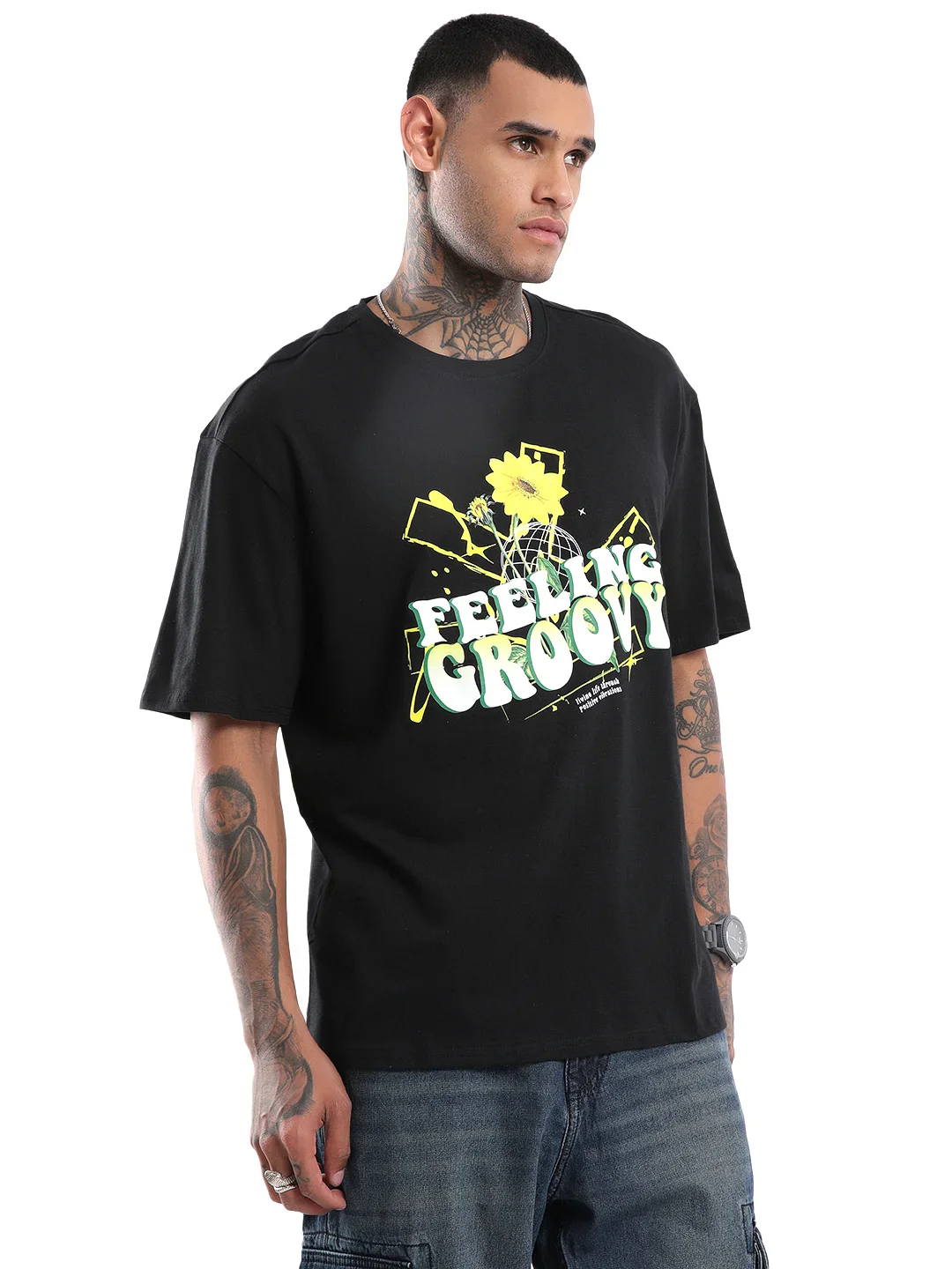Feeling Groovy Oversized T-Shirt - Image 4