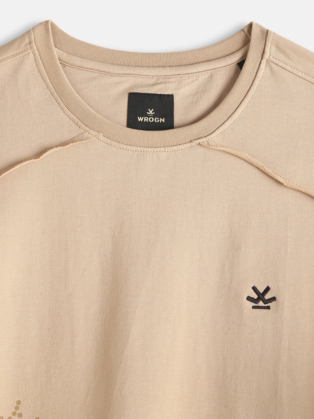 Floral Printed Oversized Fit T-Shirt | Beige - Image 3