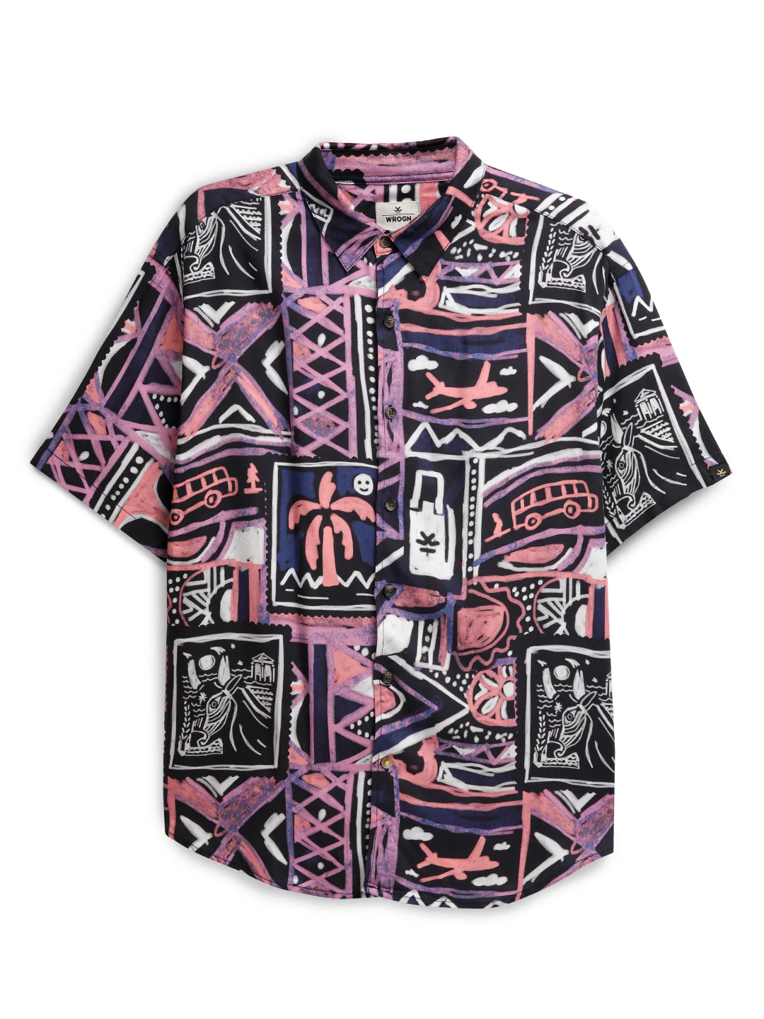 Fluid Flow Printed Shirt - Image 4