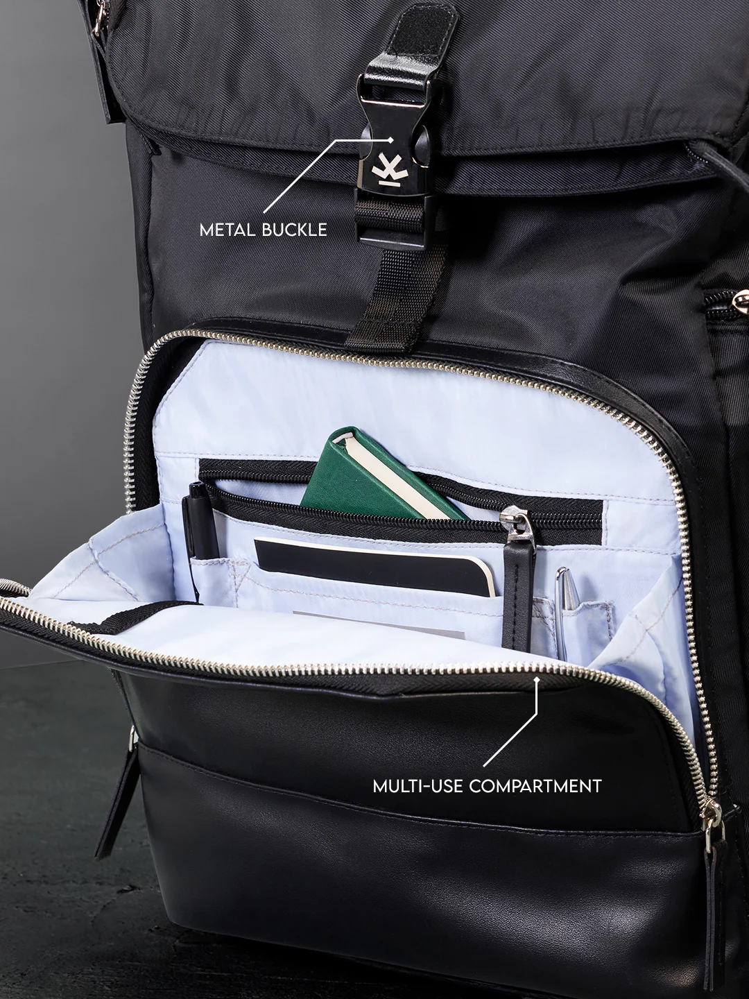 Frontline Backpack | Black (30L) - Image 6