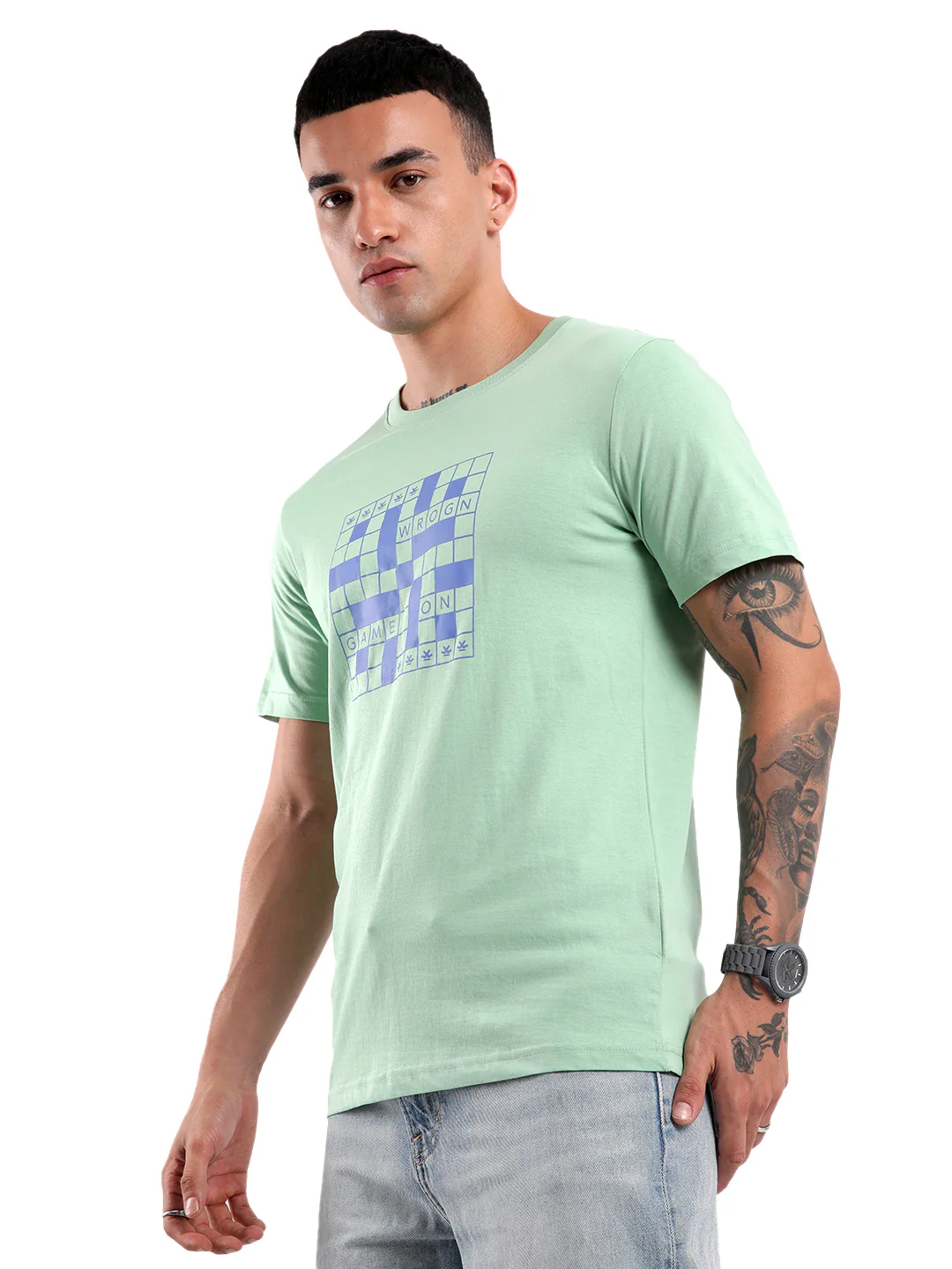 Game On Light Green T-Shirt - Image 4