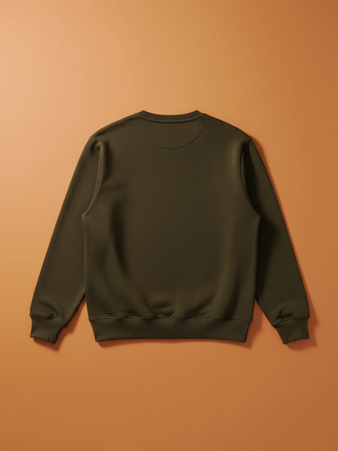 Graphic Accent Sweatshirt | Olive - Image 5