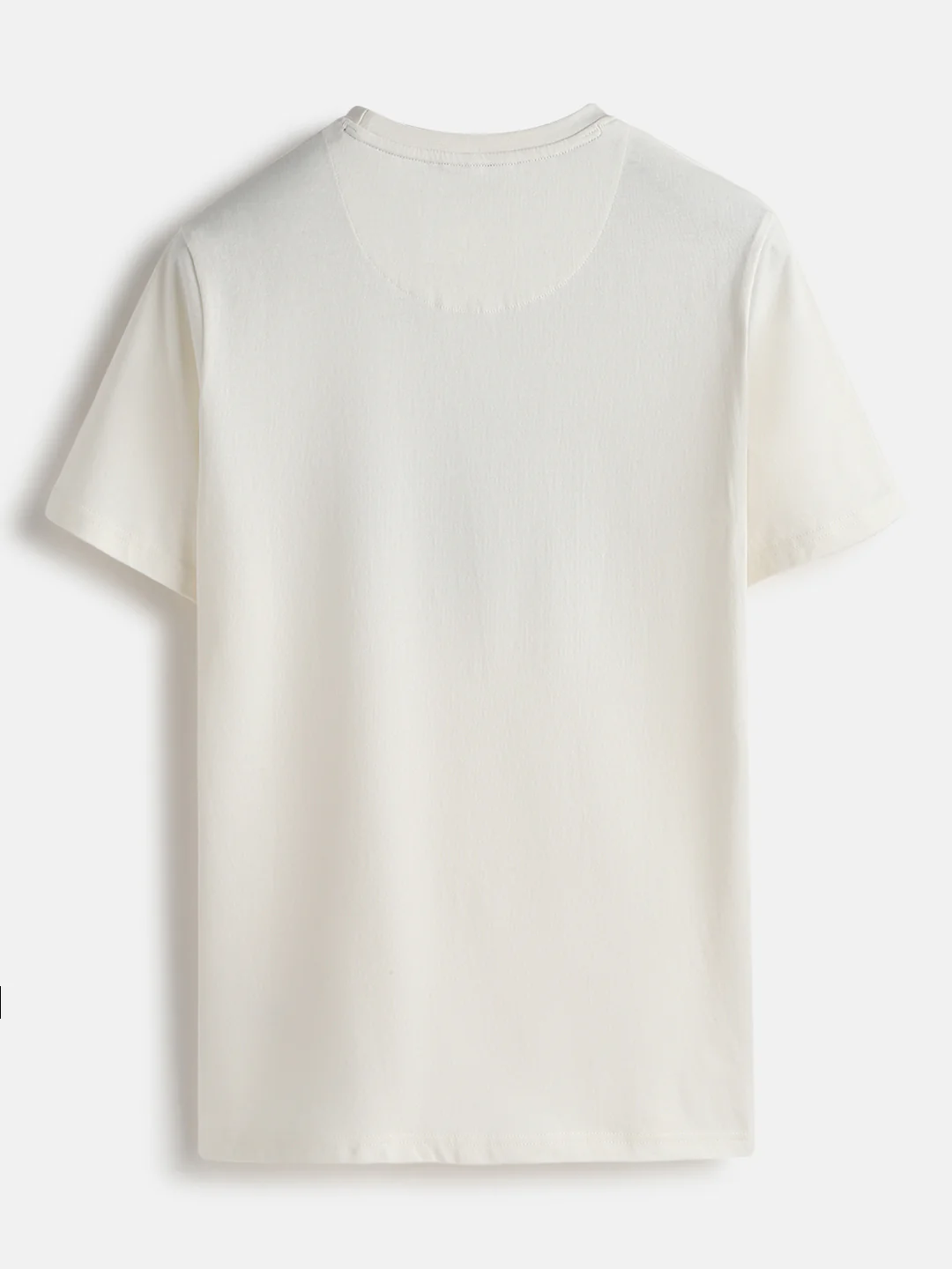 Graphic Print Slim Fit T-Shirt | Off White - Image 4