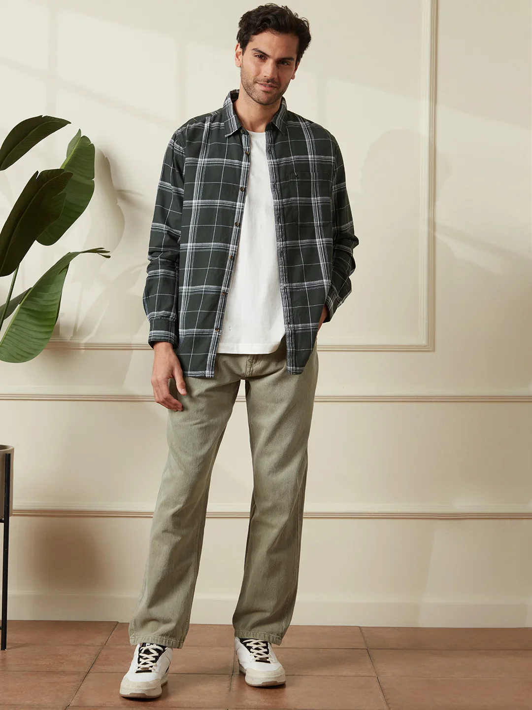 Casual Anti Fit Jeans | Green - Image 2