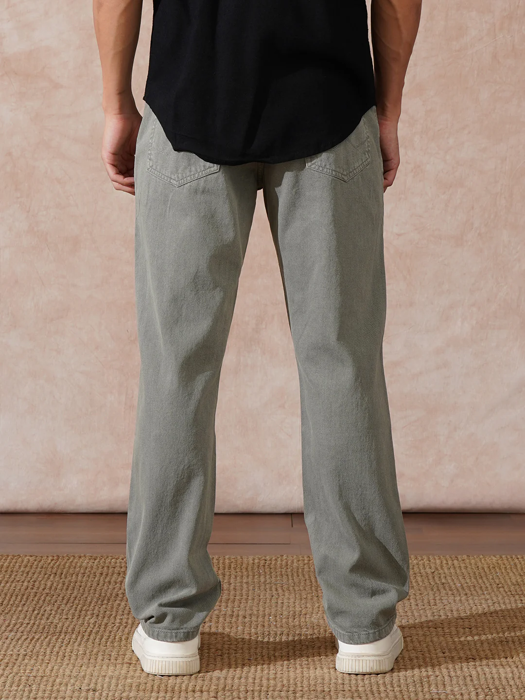 Heavy Fade Relaxed Fit Jeans | Grey - Image 3