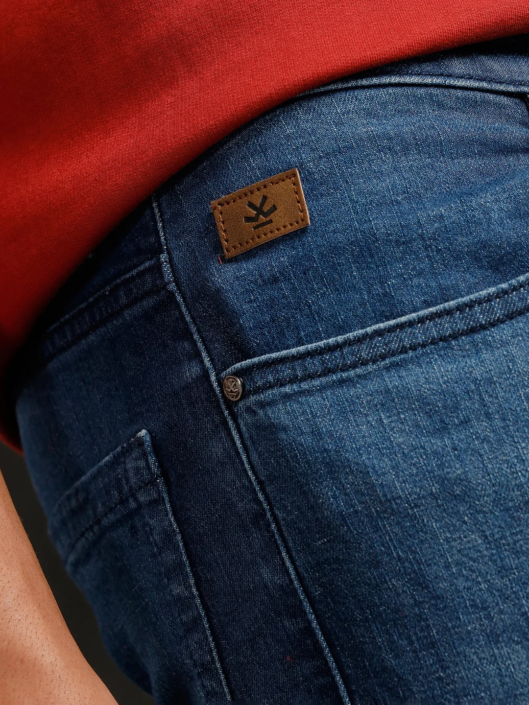 Heavy Fade Skinny Crop Jeans | Blue - Image 6