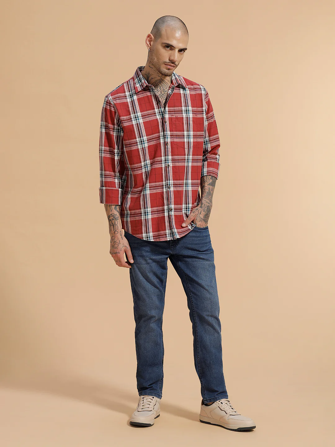 Heavy Fade Slim Fit Jeans | Blue - Image 2
