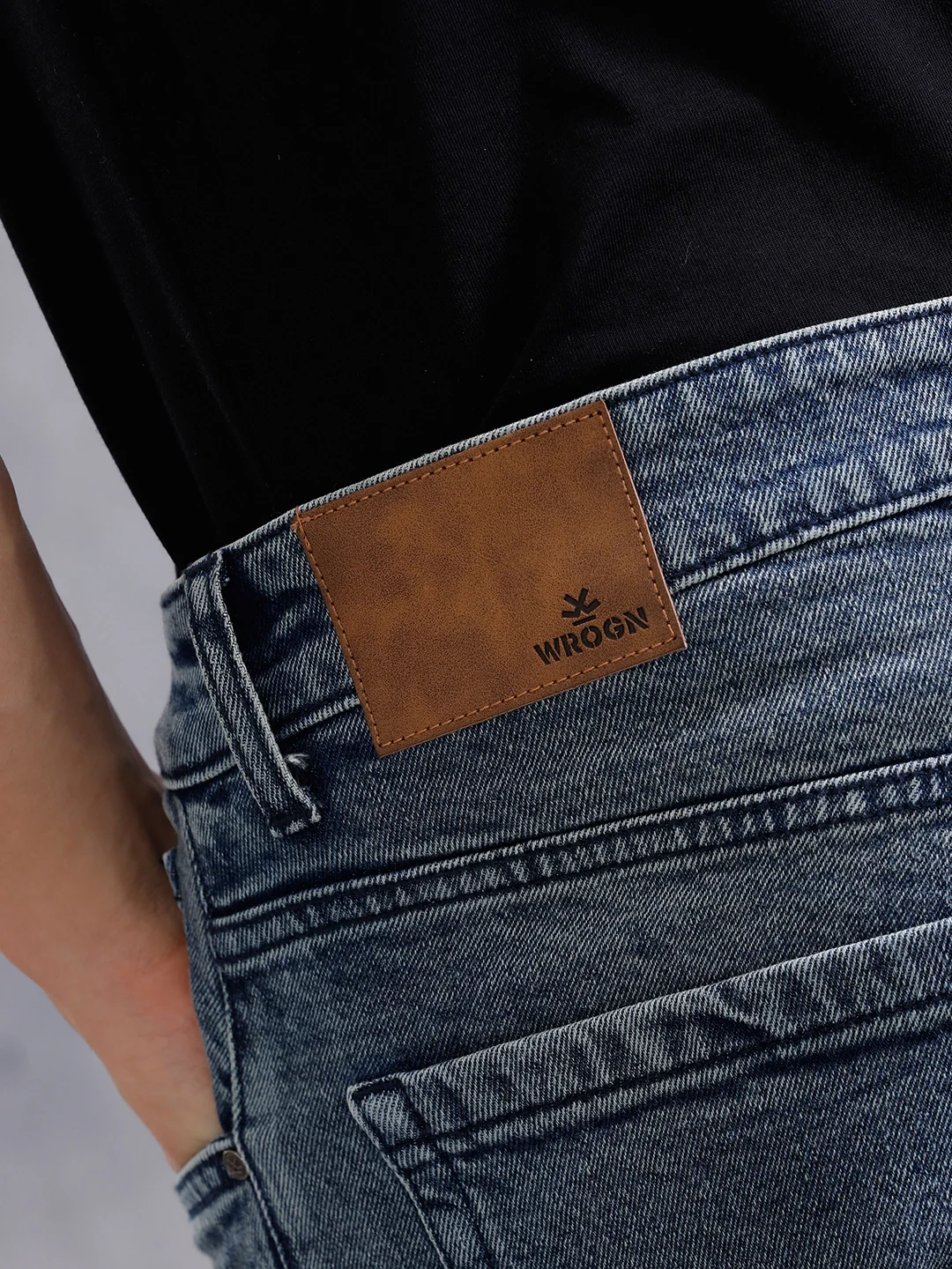 Heavy Fade Straight Fit Jeans | Blue - Image 6