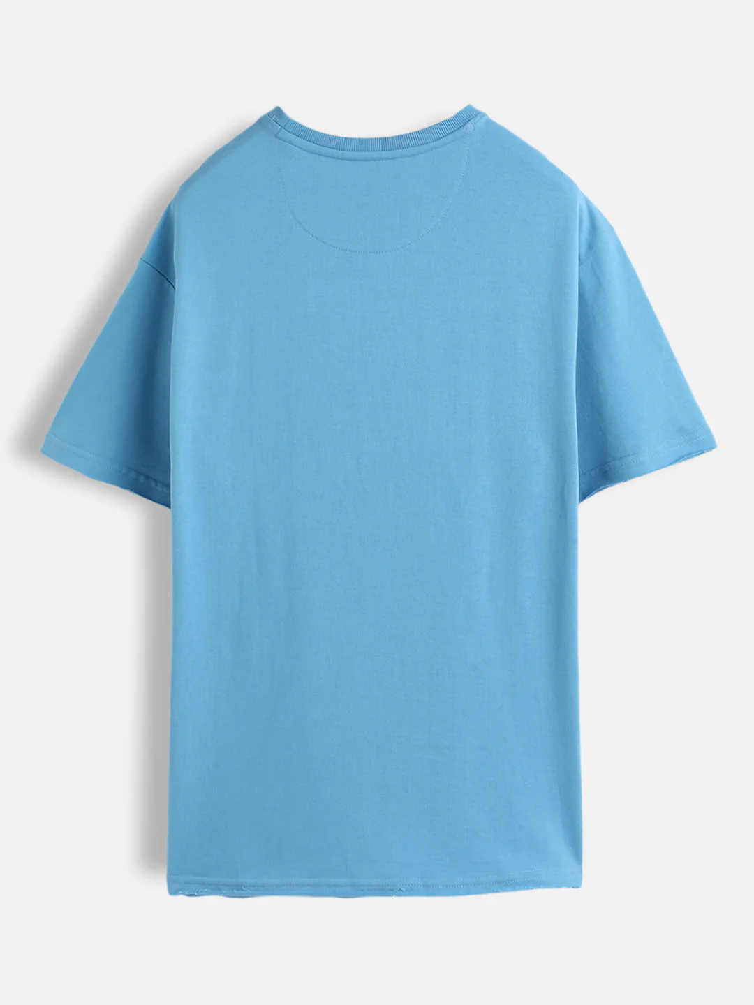 Heavy GSM Applique Logo T-Shirt | Blue - Image 2