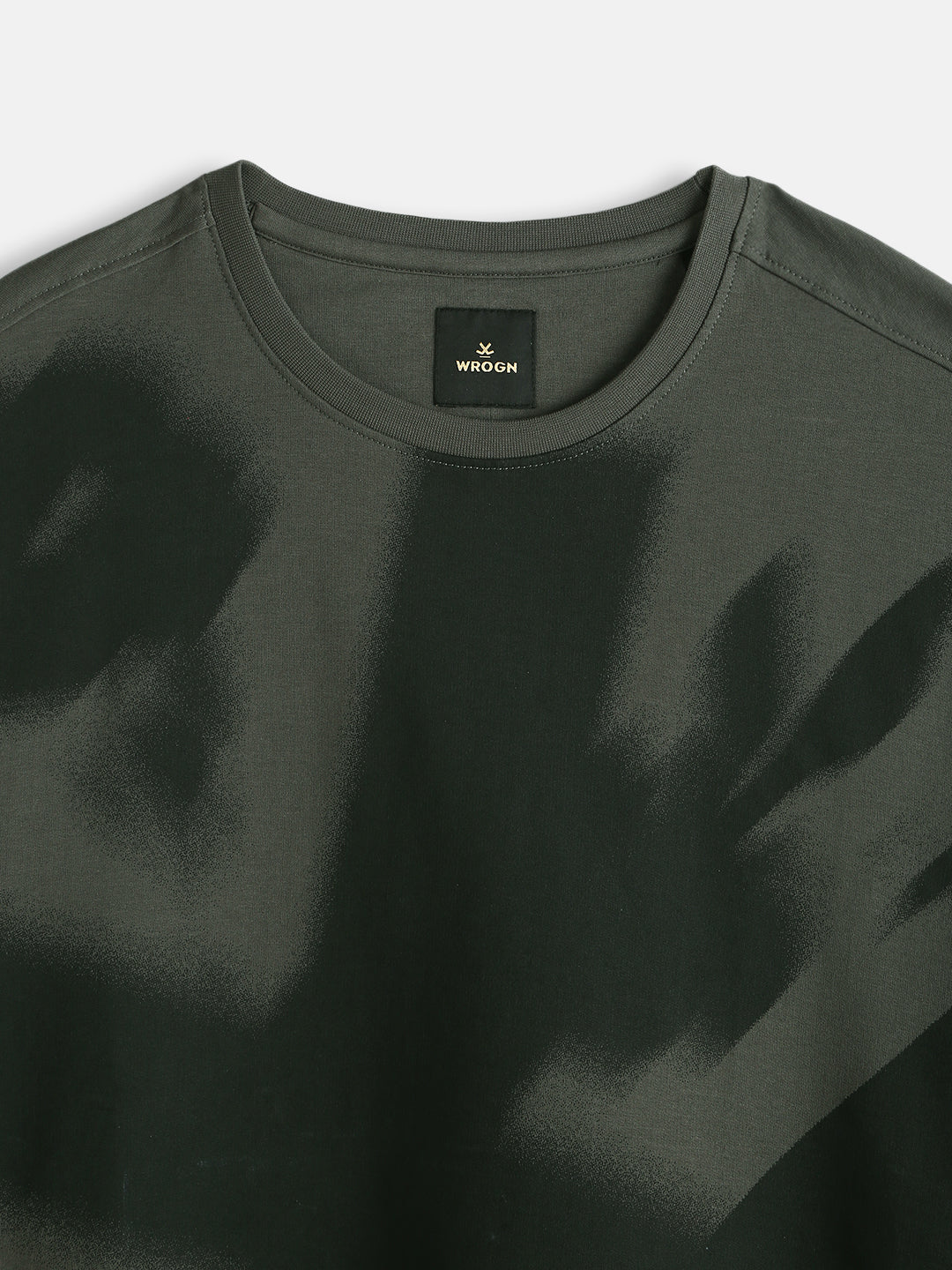 Heavy GSM Hazy Logo Oversized T-Shirt | Charcoal - Image 3