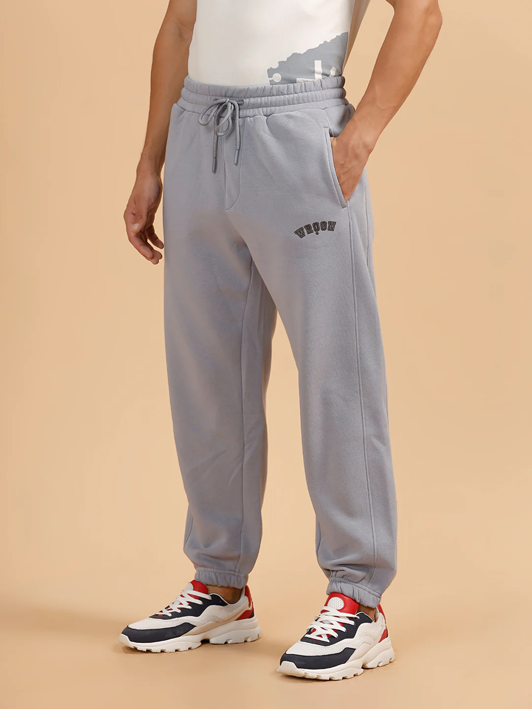 Heavy GSM Relaxed Fit Jogger | Grey - Image 4