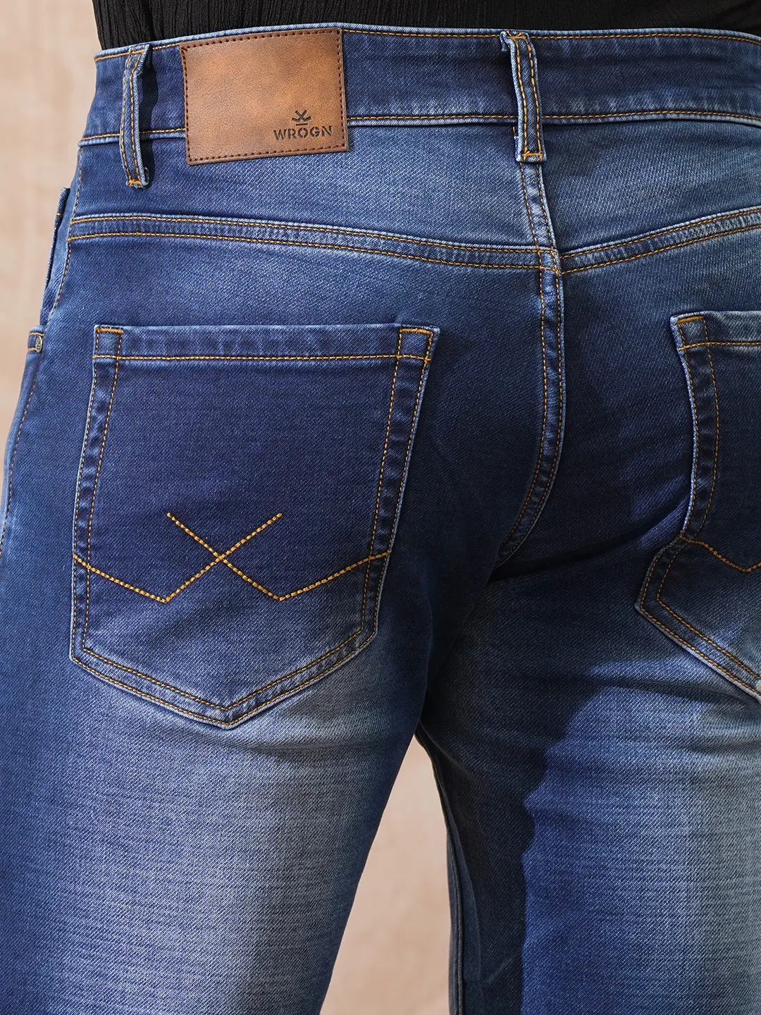 High Fade Skinny Crop Jeans | Blue - Image 5