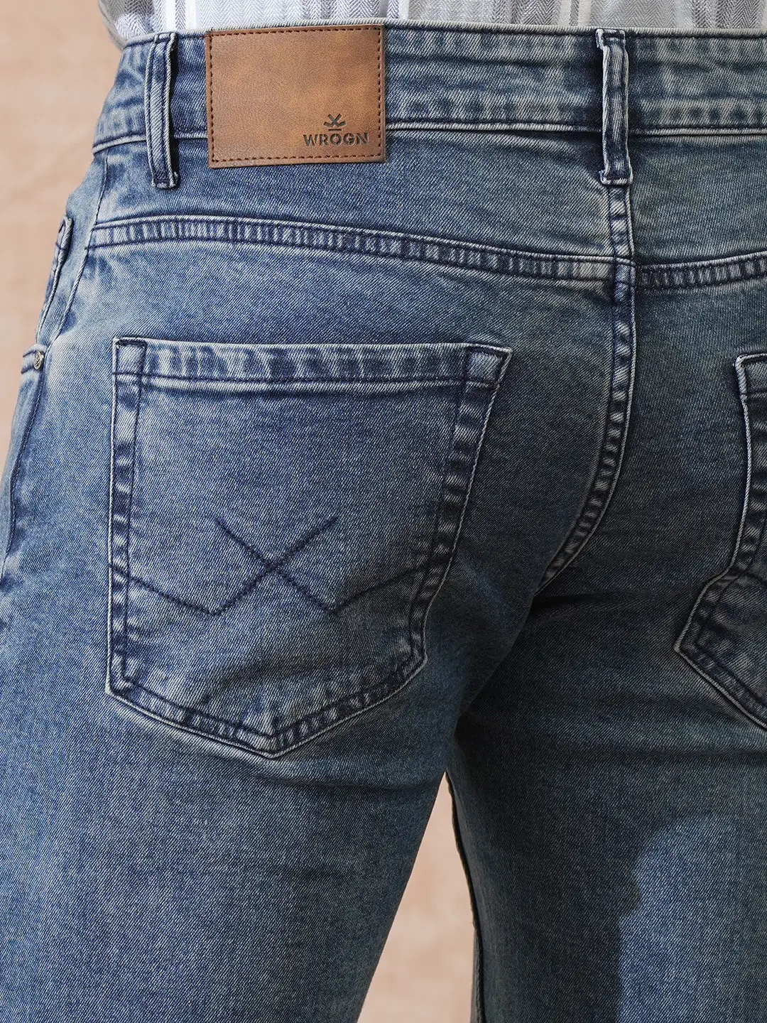Heavy Fade Skinny Crop Jeans | Light Blue - Image 6