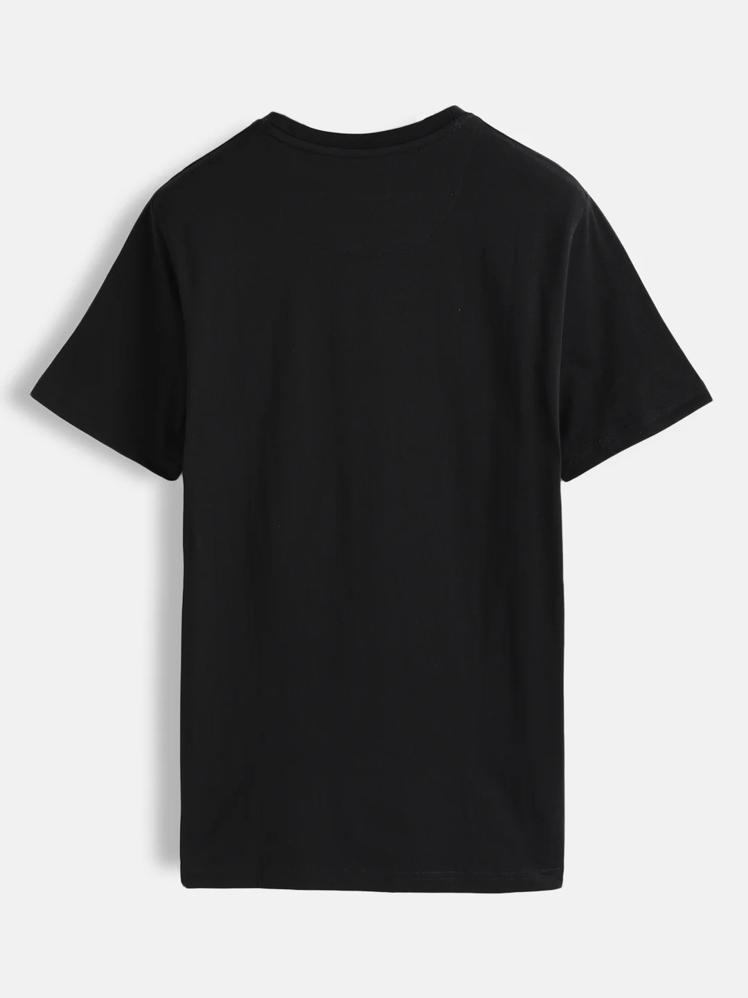 Holographic Transfer Brand Carrier Crew Neck T-Shirt  |  Black - Image 2