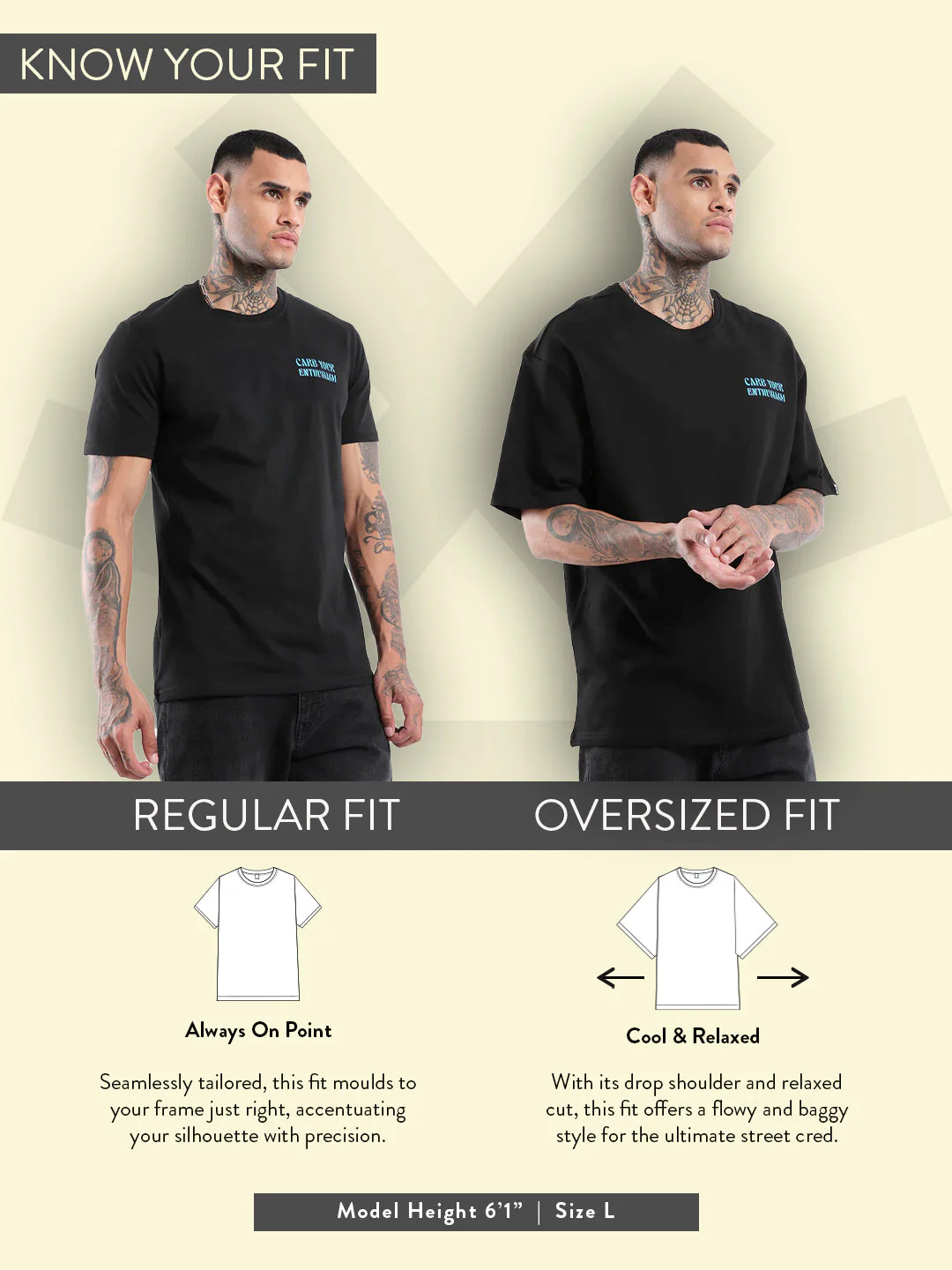 Influential Printed Blue Oversized T-Shirt - Image 5